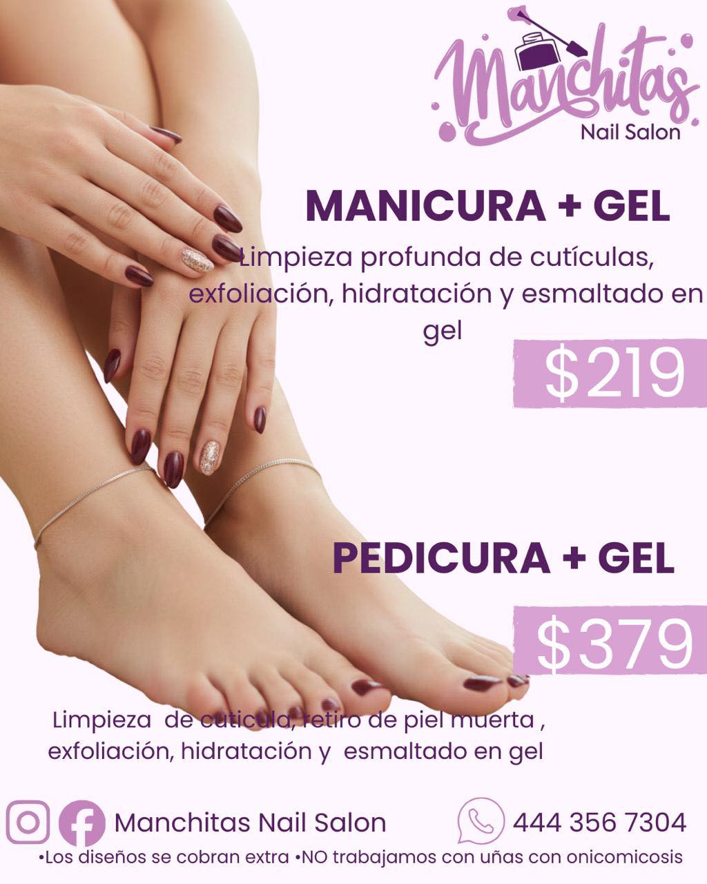 Manchitas Nail Salon Facebook ad