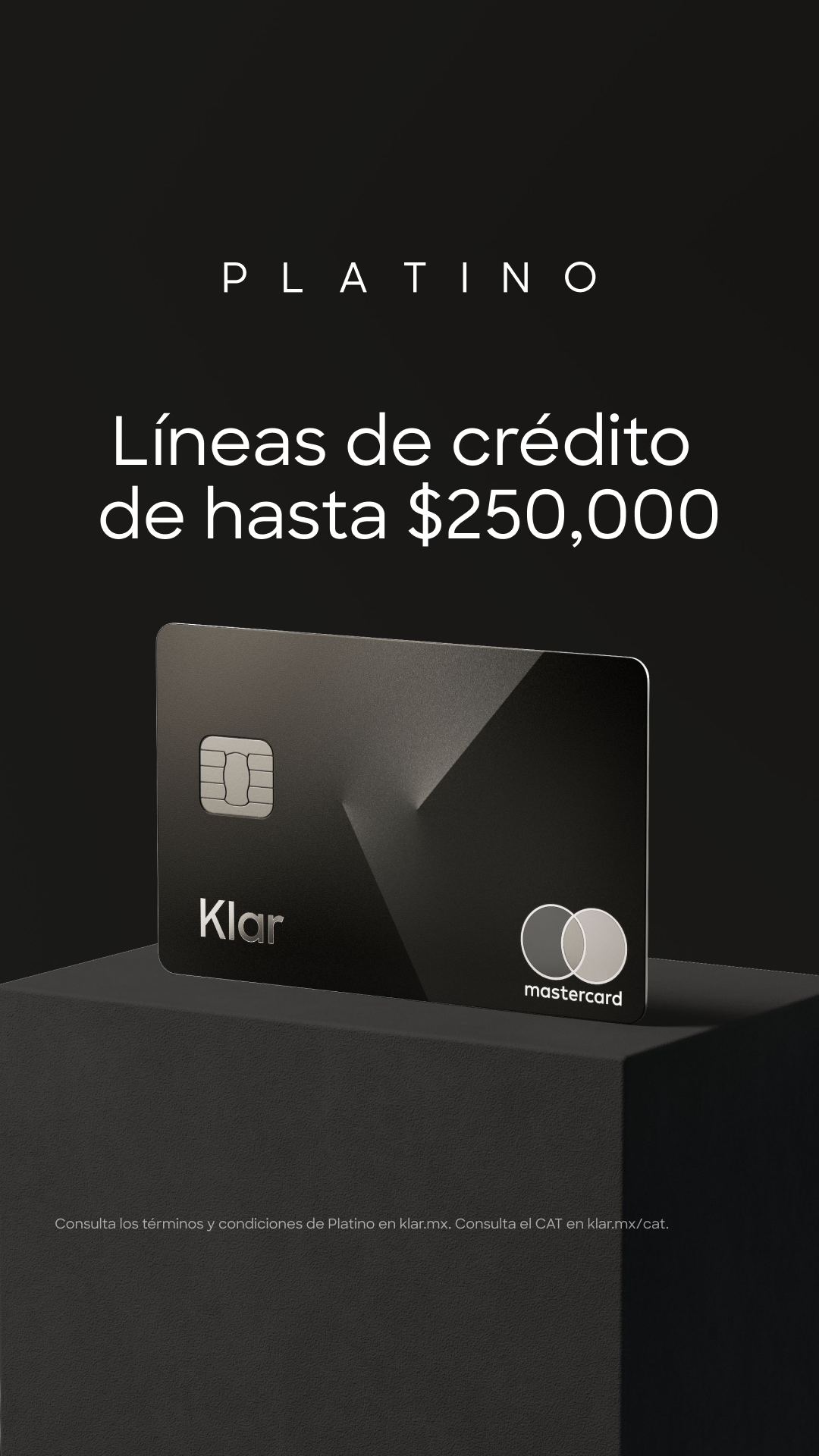Klar Platino Facebook ad