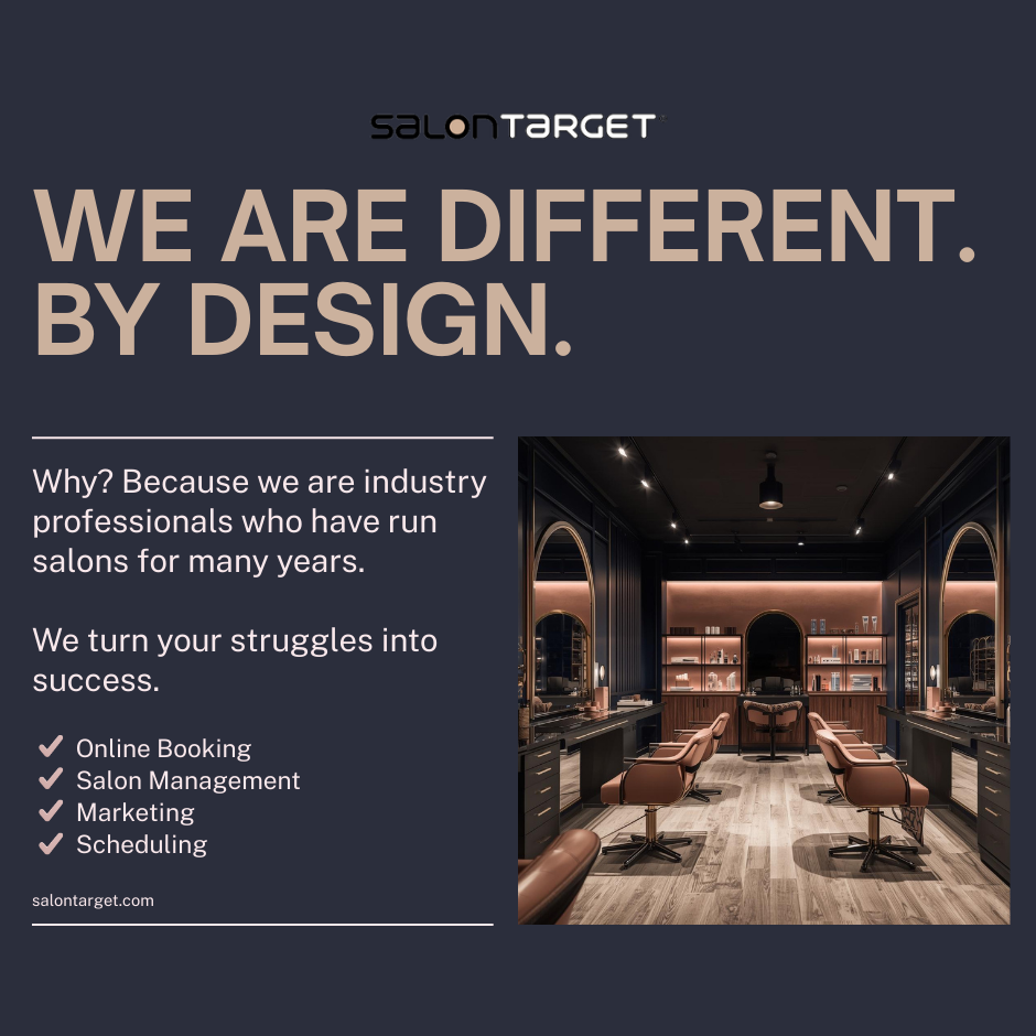 SalonTarget Salon & Spa Software Facebook ad: Built by Salon Professionals