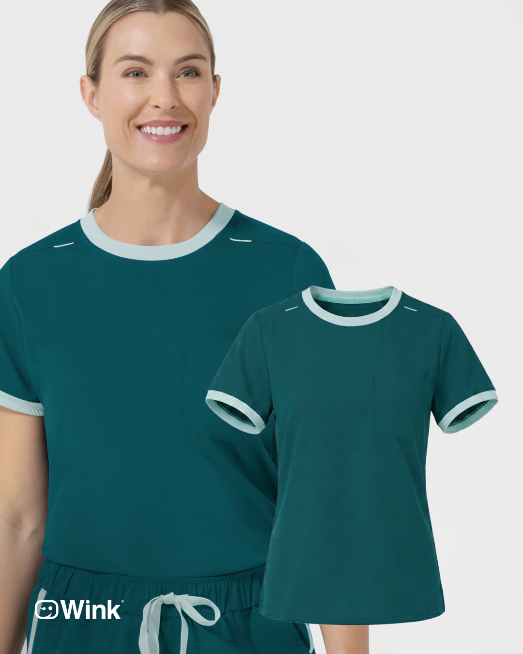 Wink Scrubs Facebook ad: Affordable Premium Scrubs