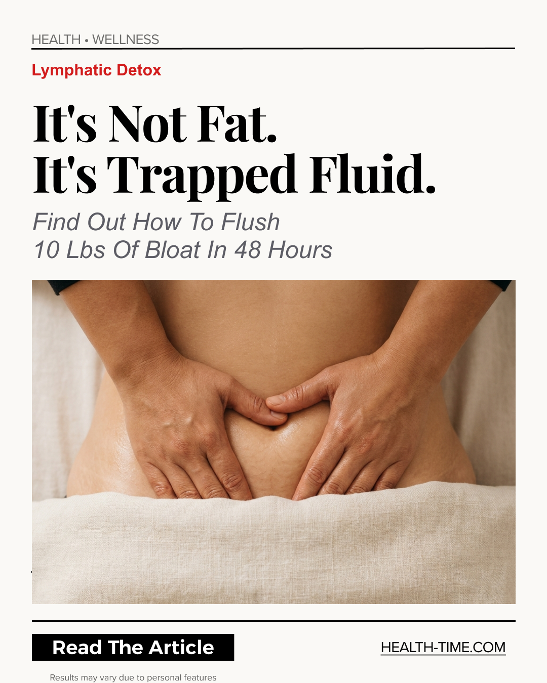 Healthtime Facebook ad
