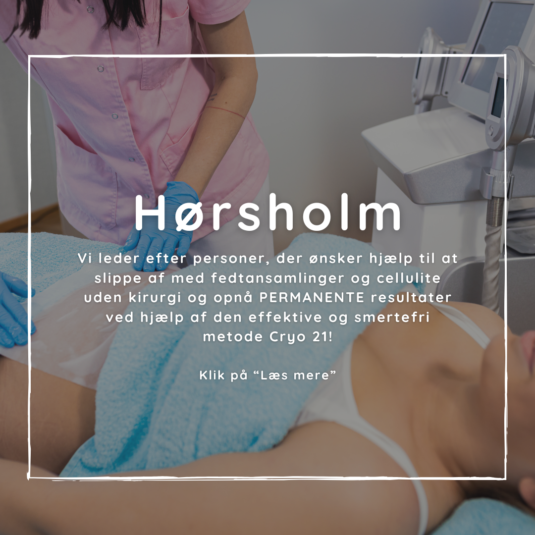 Skønhedshuset i Hørsholm Facebook ad: Cryo 21 kun kr. 750! (Normalpris kr. 1500)