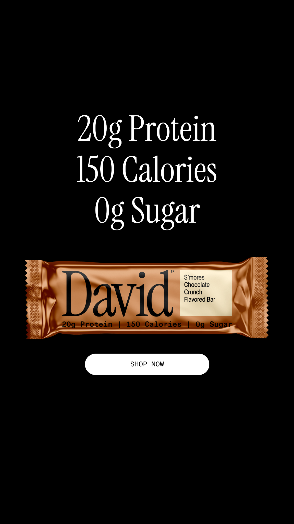 David Protein Facebook ad