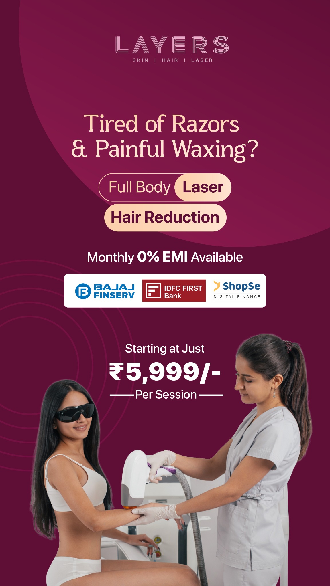 Layers Clinics Facebook ad