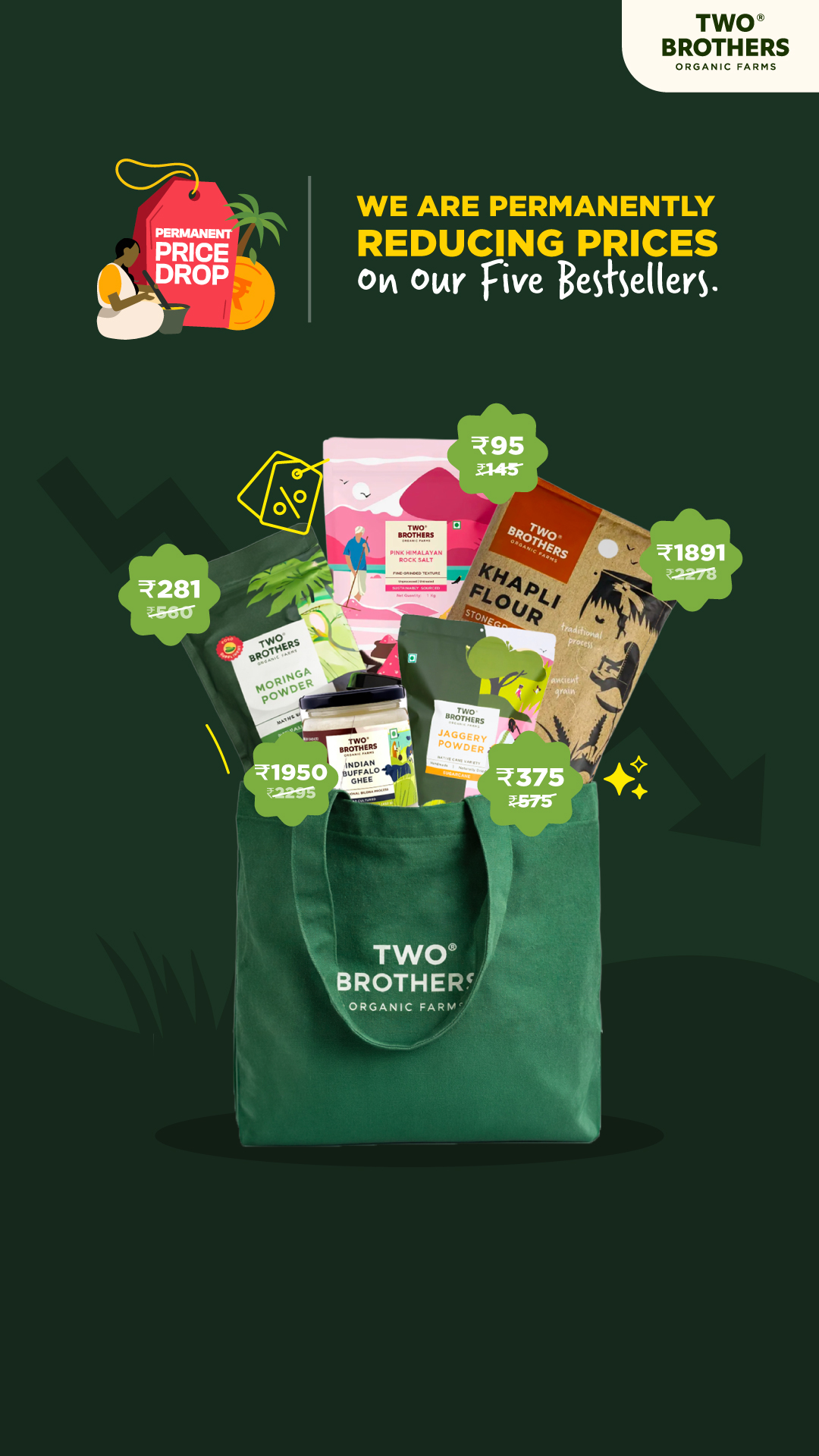 Two Brothers Organic Farms Facebook ad