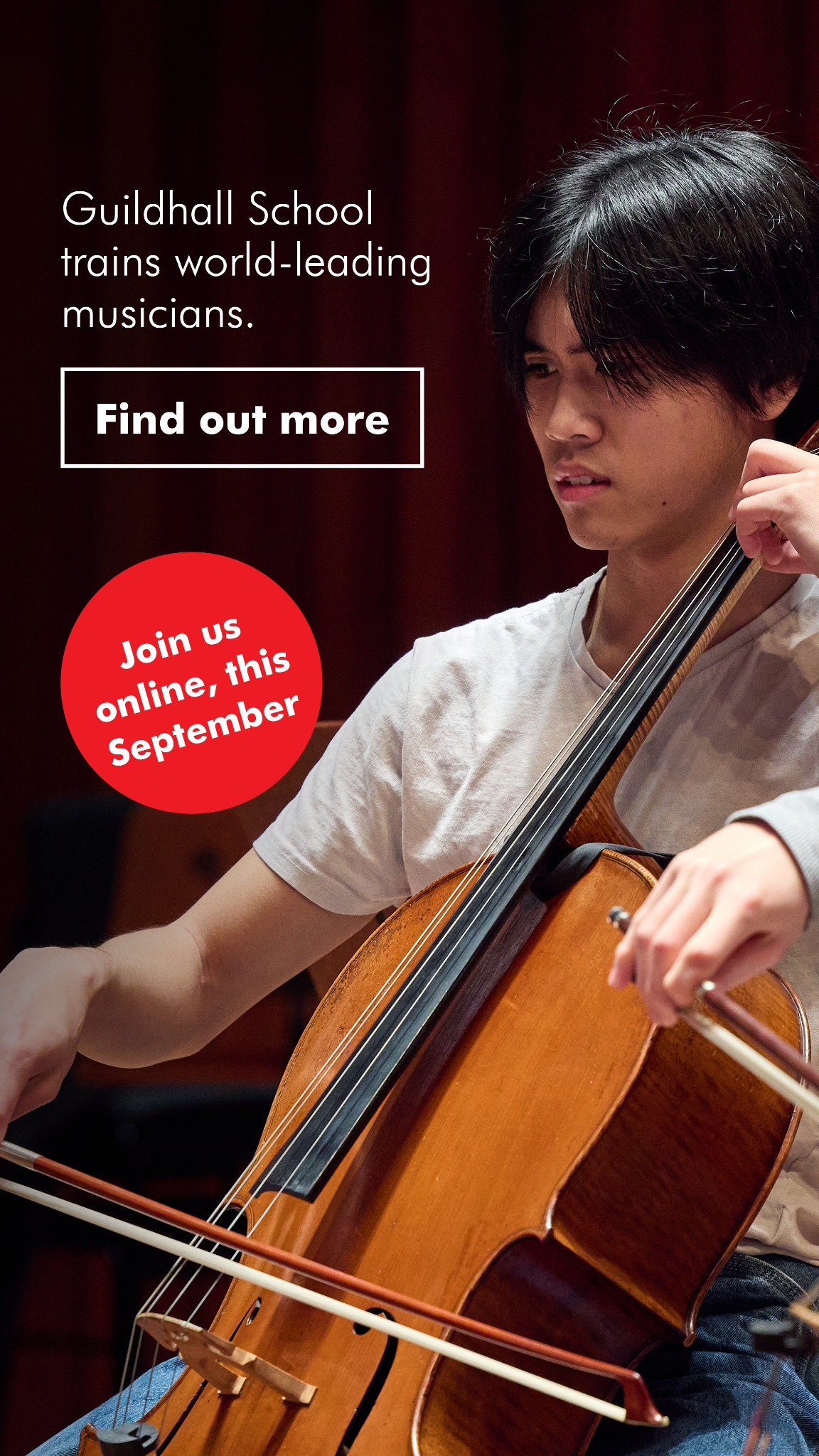 Guildhall School of Music & Drama Facebook ad