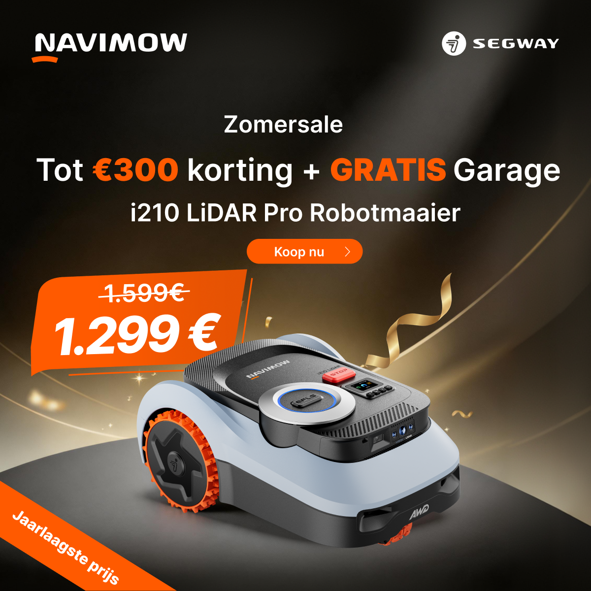 Segway Navimow Facebook ad: i2 LiDAR Pro: Beste prijs van het jaar