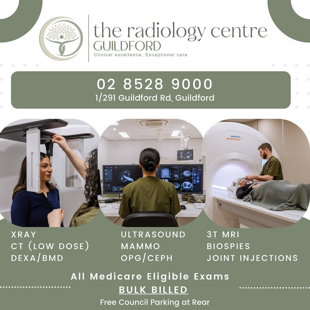 The Radiology Centre Facebook ad: We look forward to taking care of your…