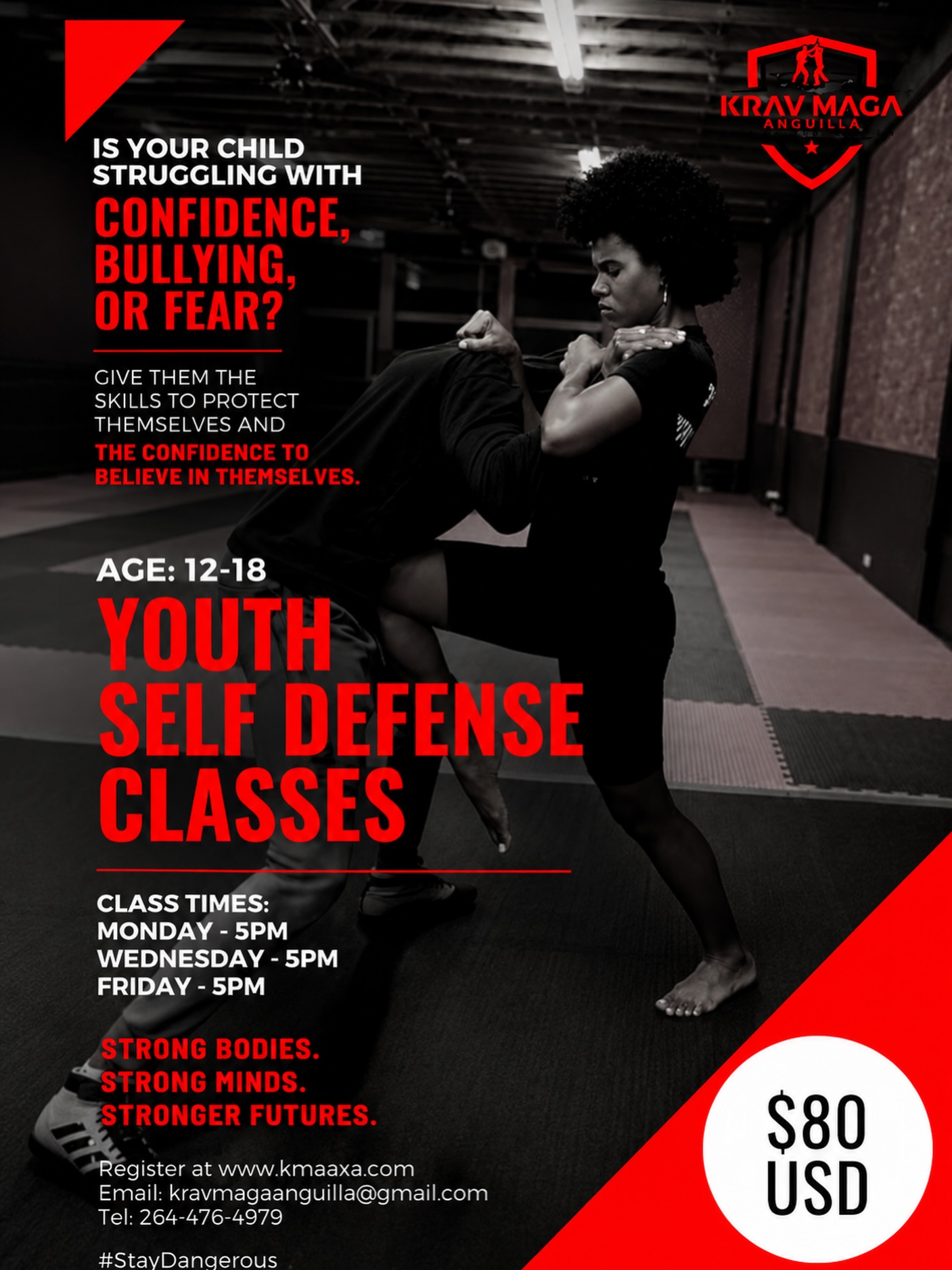 Krav Maga Anguilla Academy Facebook ad
