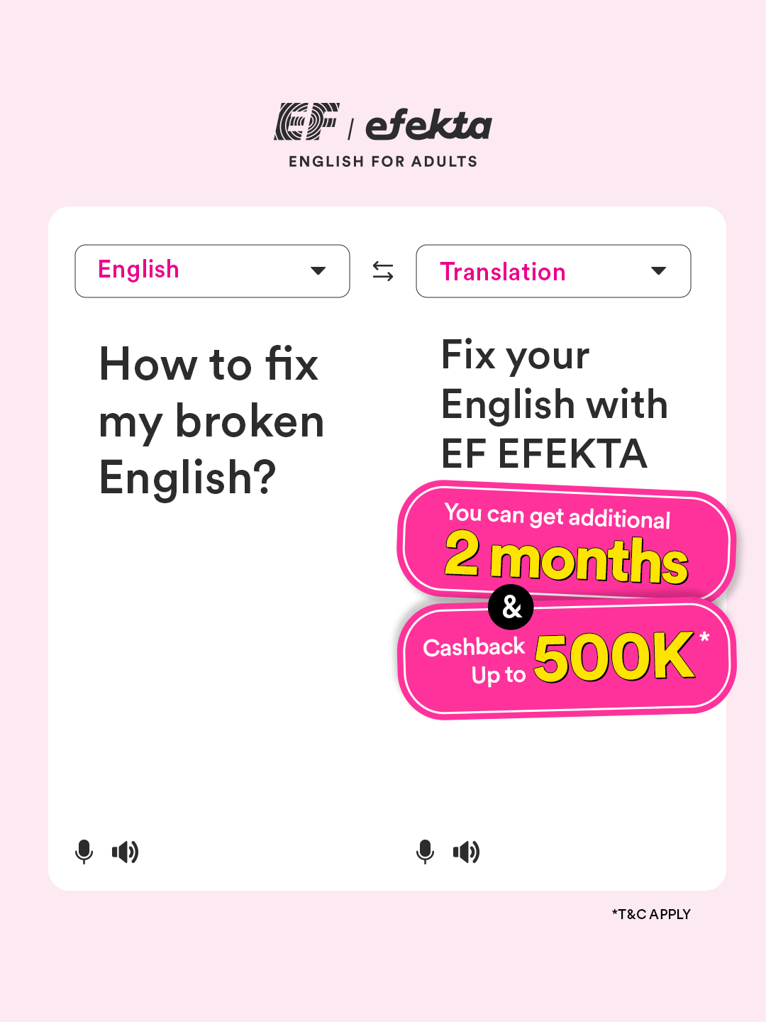 EF Adults Indonesia Facebook ad