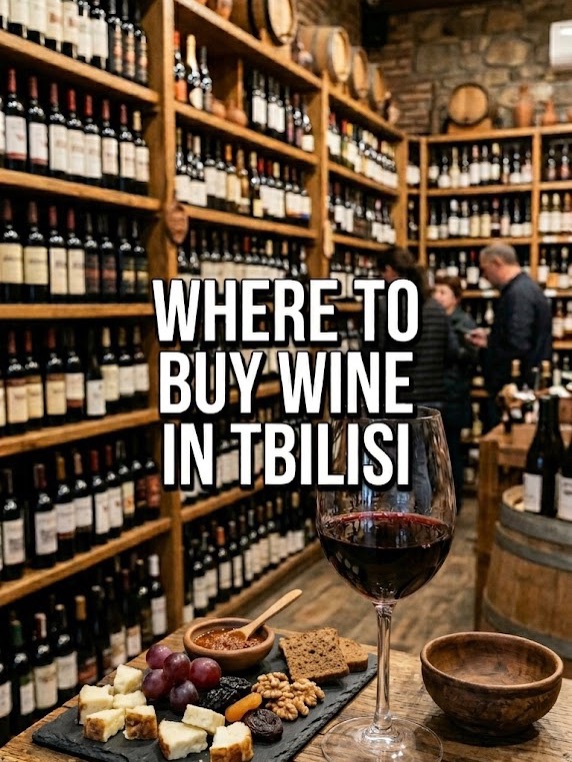 Tbiligram Facebook ad: Where to Buy Wine in Tbilisi
