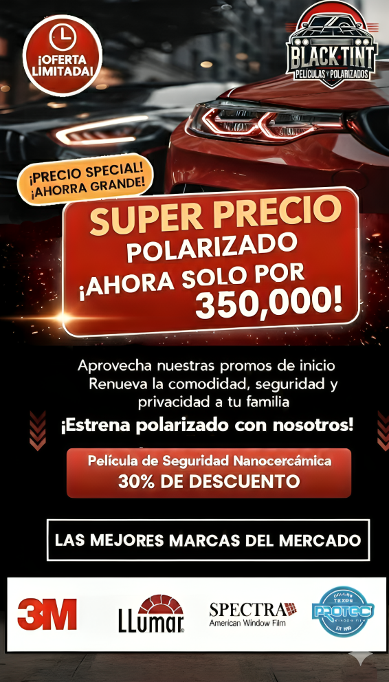 BlackTint Facebook ad: Oferta Inicio 2026