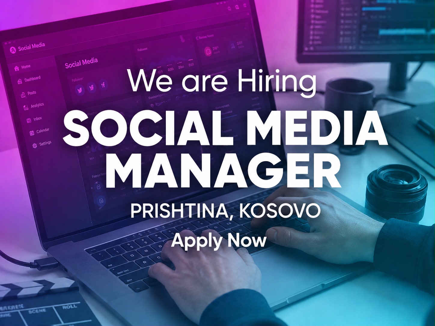 MetDaan Media Facebook ad: Social Media Manager - MetDaan