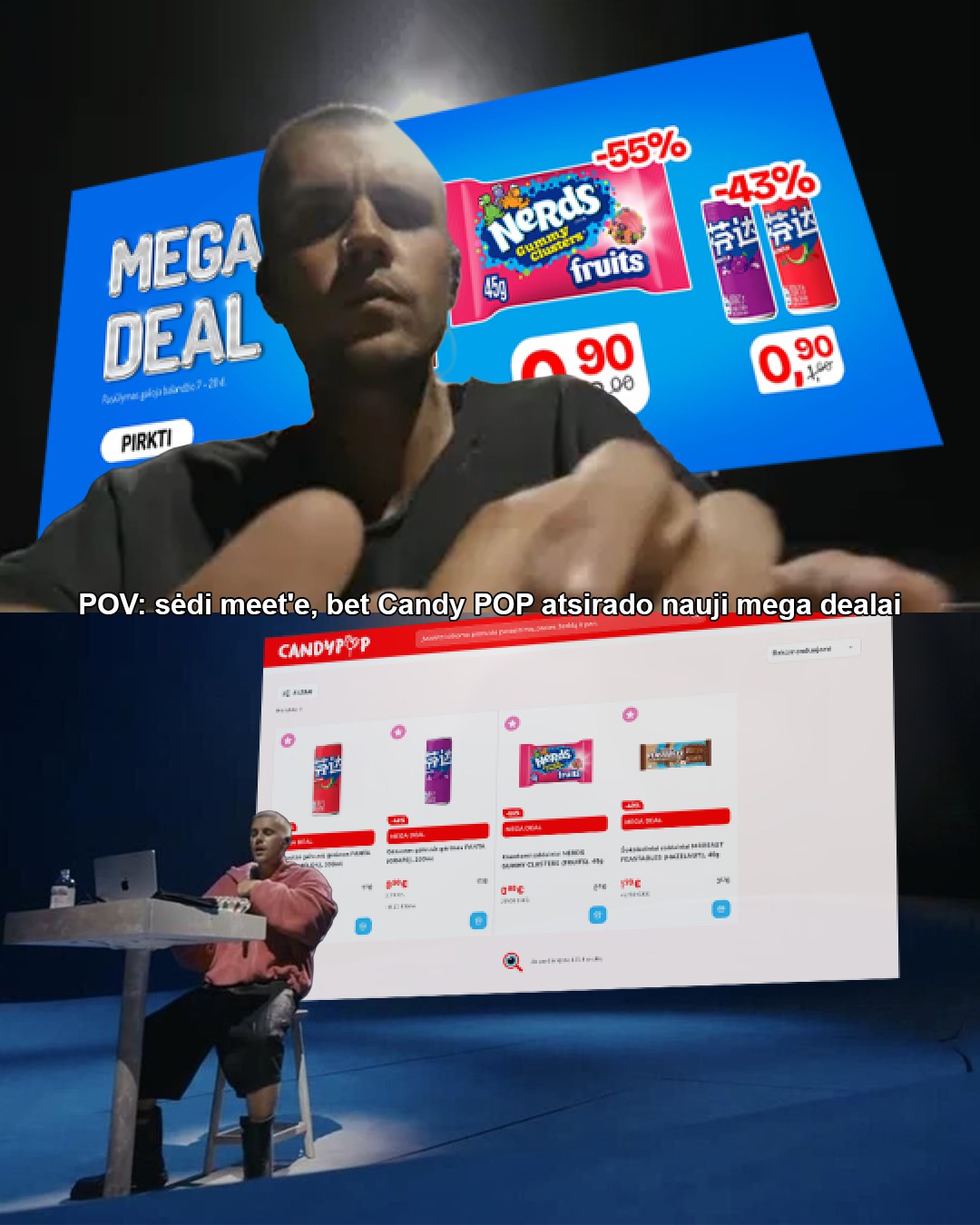 Candy POP Facebook ad