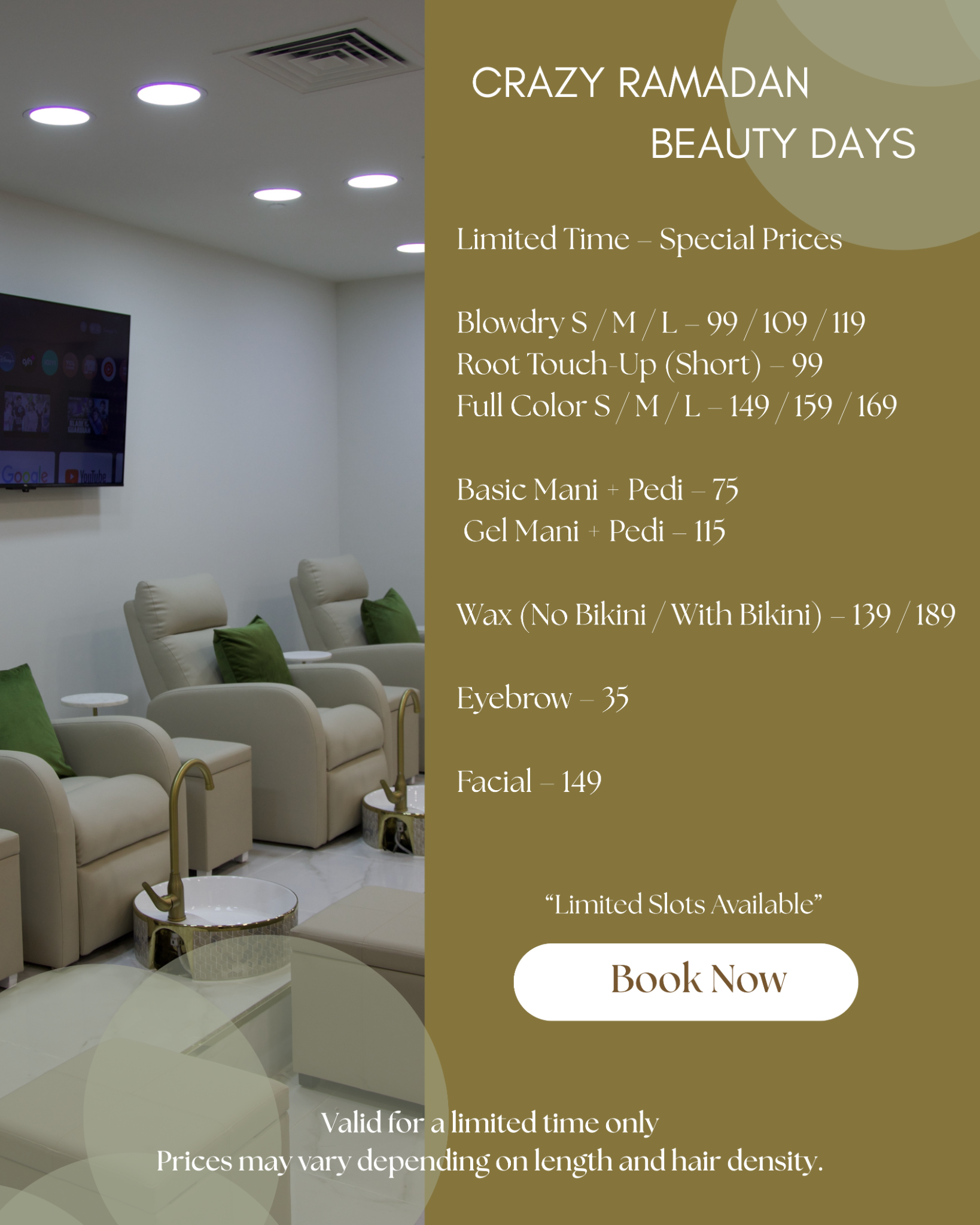 cynthilante_beauty_salon Facebook ad: Crazy Ramadan Beauty Days are here
