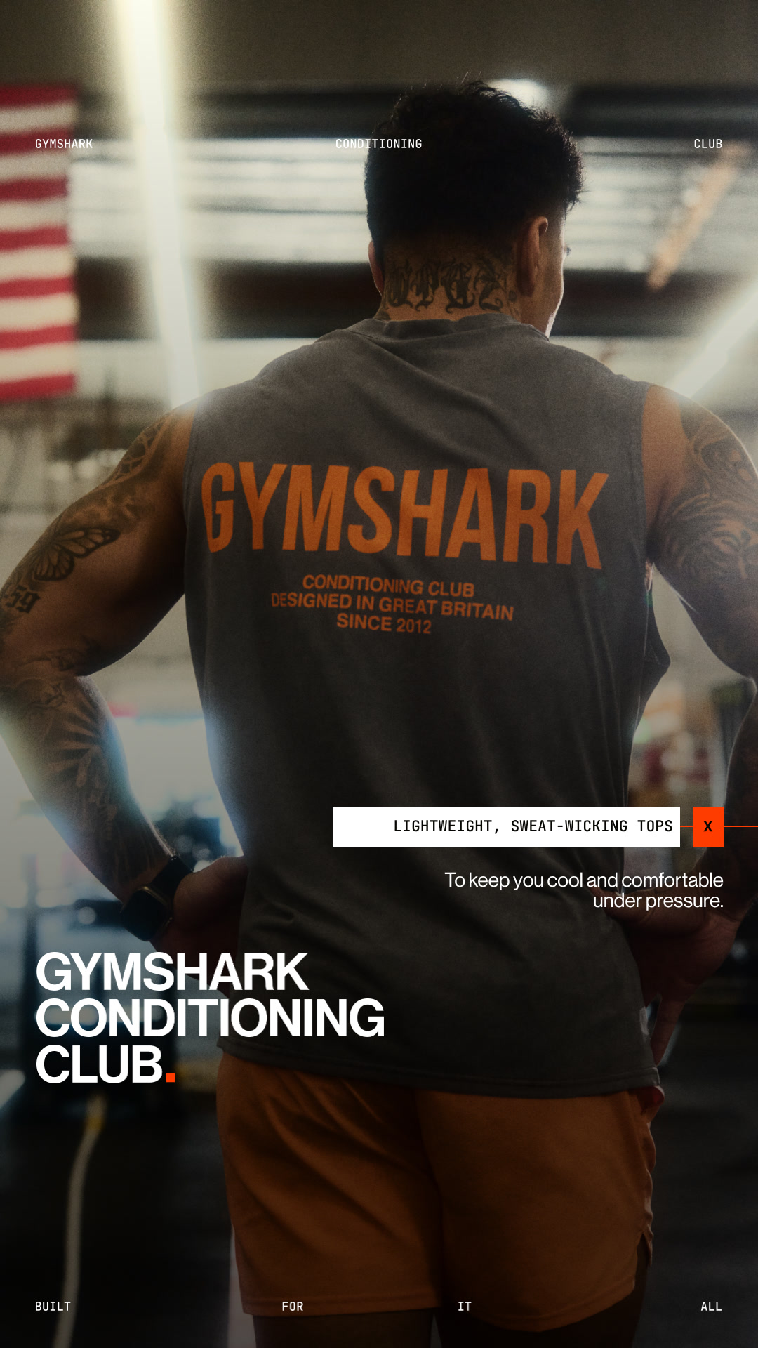Gymshark Facebook ad