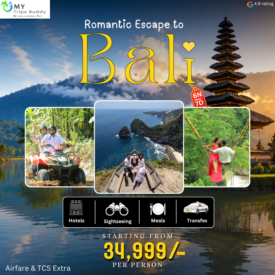 Mytripsbuddy Facebook ad: Discover the magic of Bali with our 6N/7Dโฆ