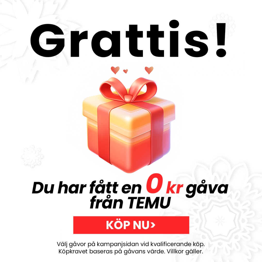 Temu Sweden Facebook ad