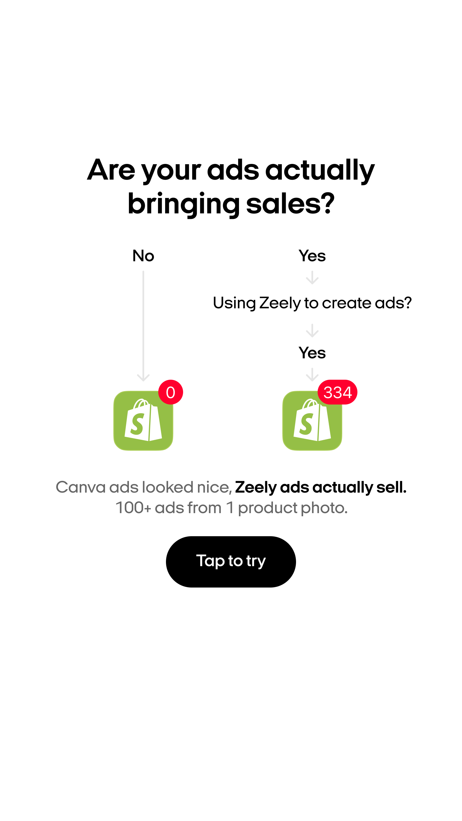 Zeely Facebook ad