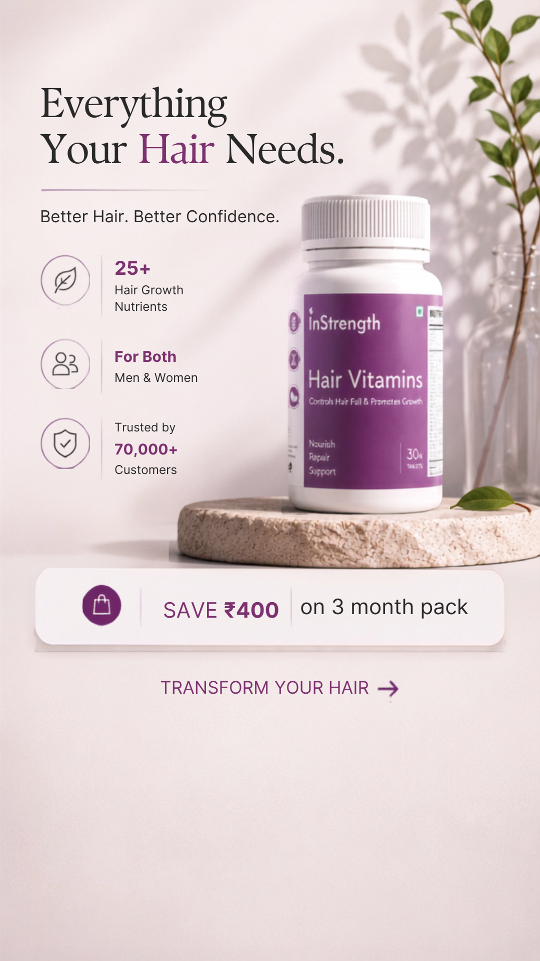 InStrength Facebook ad