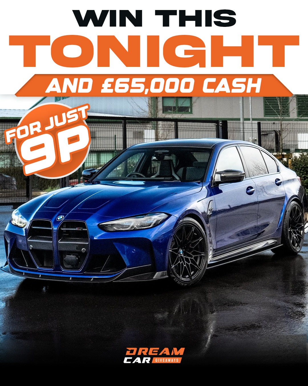 Dream Car Giveaways Facebook ad