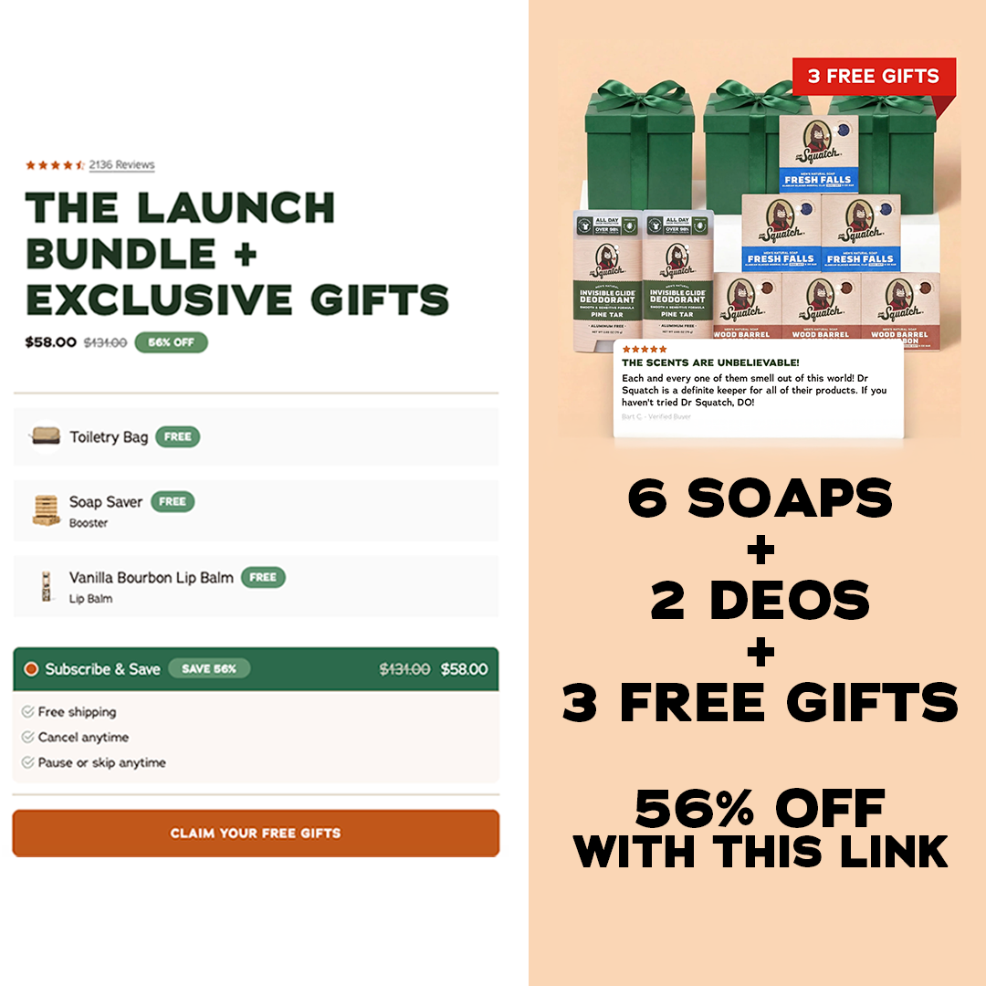 Dr. Squatch Facebook ad
