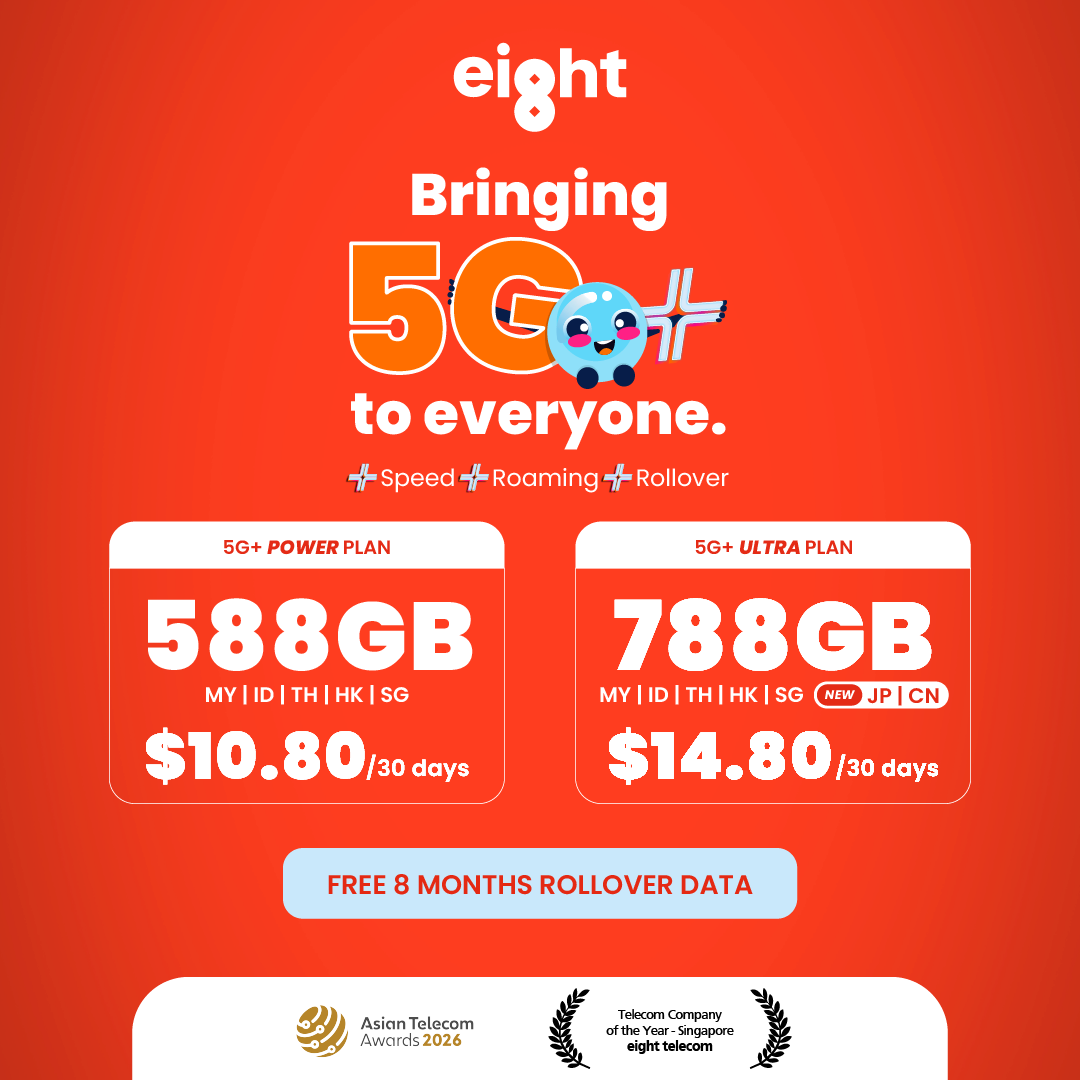 Eight Telecom Facebook ad: Bringing 5G+ to everyone