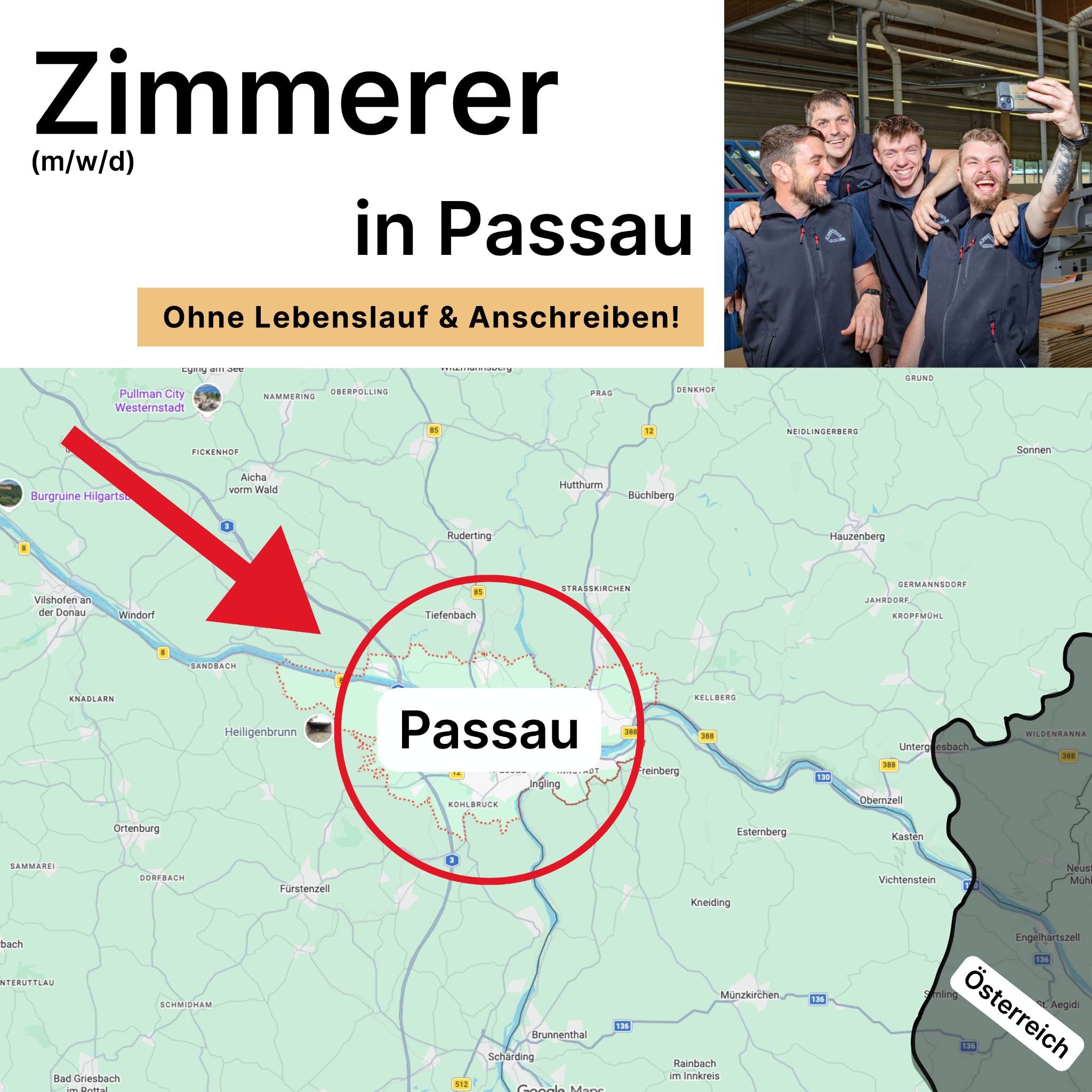 Candidate Flow Zimmerer Jobs Facebook ad: Du möchtest ein unwiderstehliches Job-Angebot?
