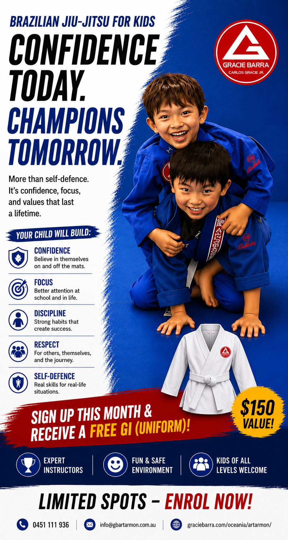 Gracie Barra Artarmon Facebook ad
