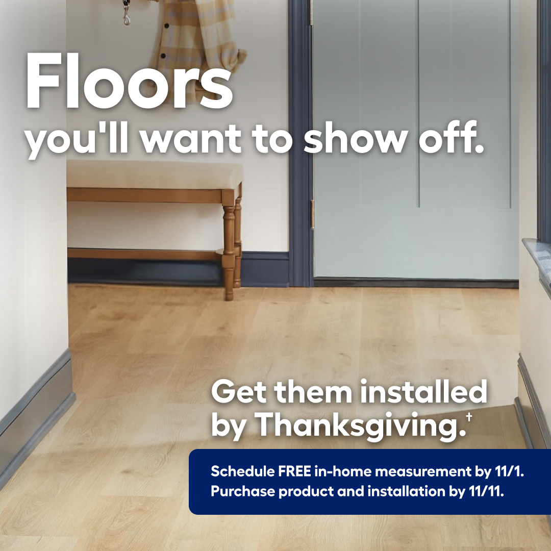 Lowe's Home Improvement Facebook ad: Install by Thanksgiving.*