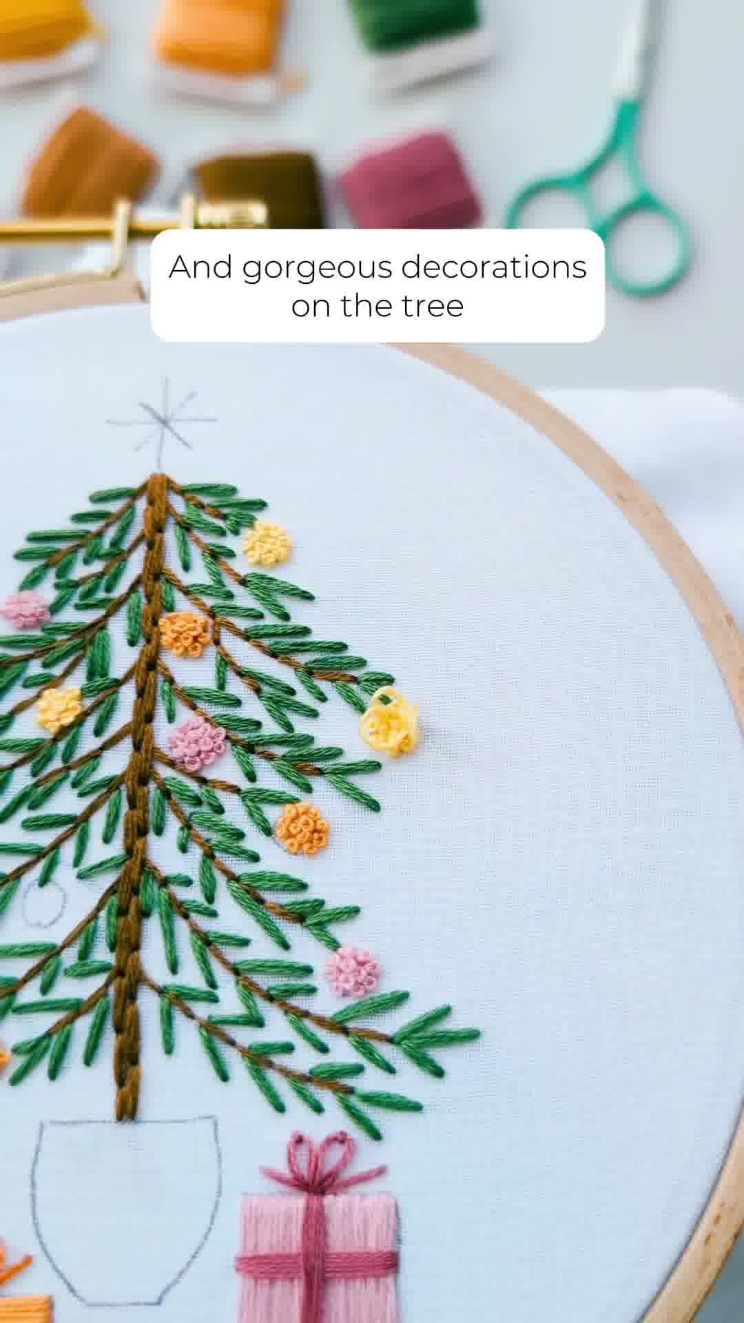 Clever Poppy Facebook ad: Embroidery Kit for Beginners