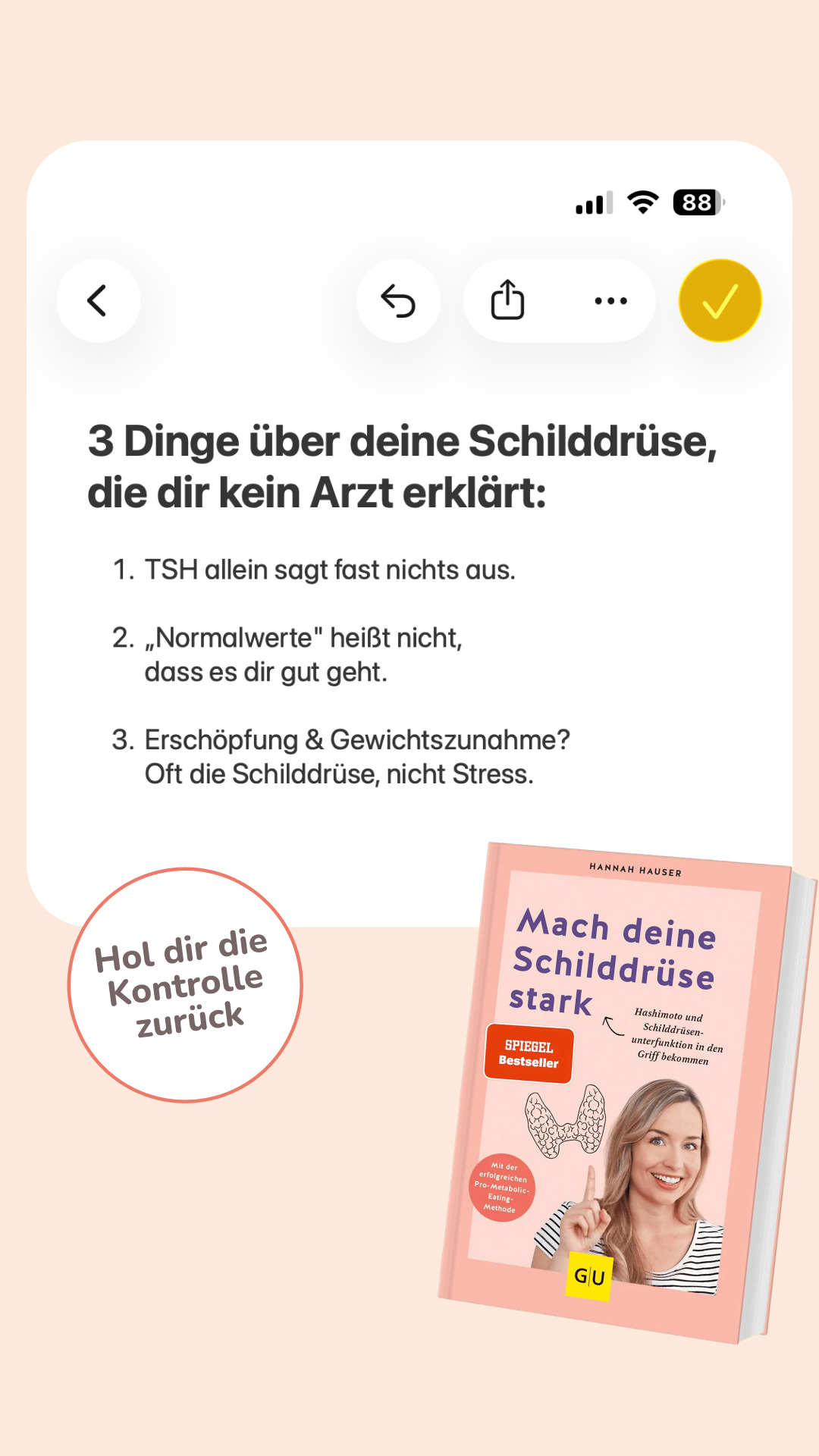 Hannah Hauser - Schilddrüsen Empowerment Facebook ad