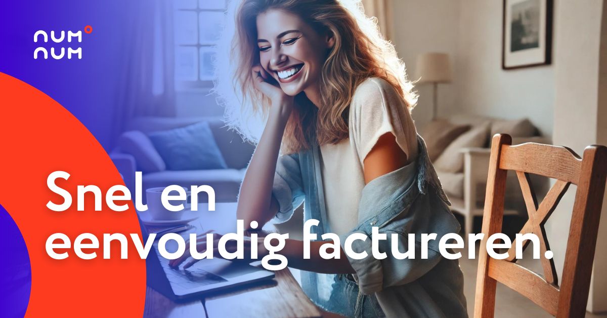 NumNum Facebook ad: Start GRATIS vandaag!