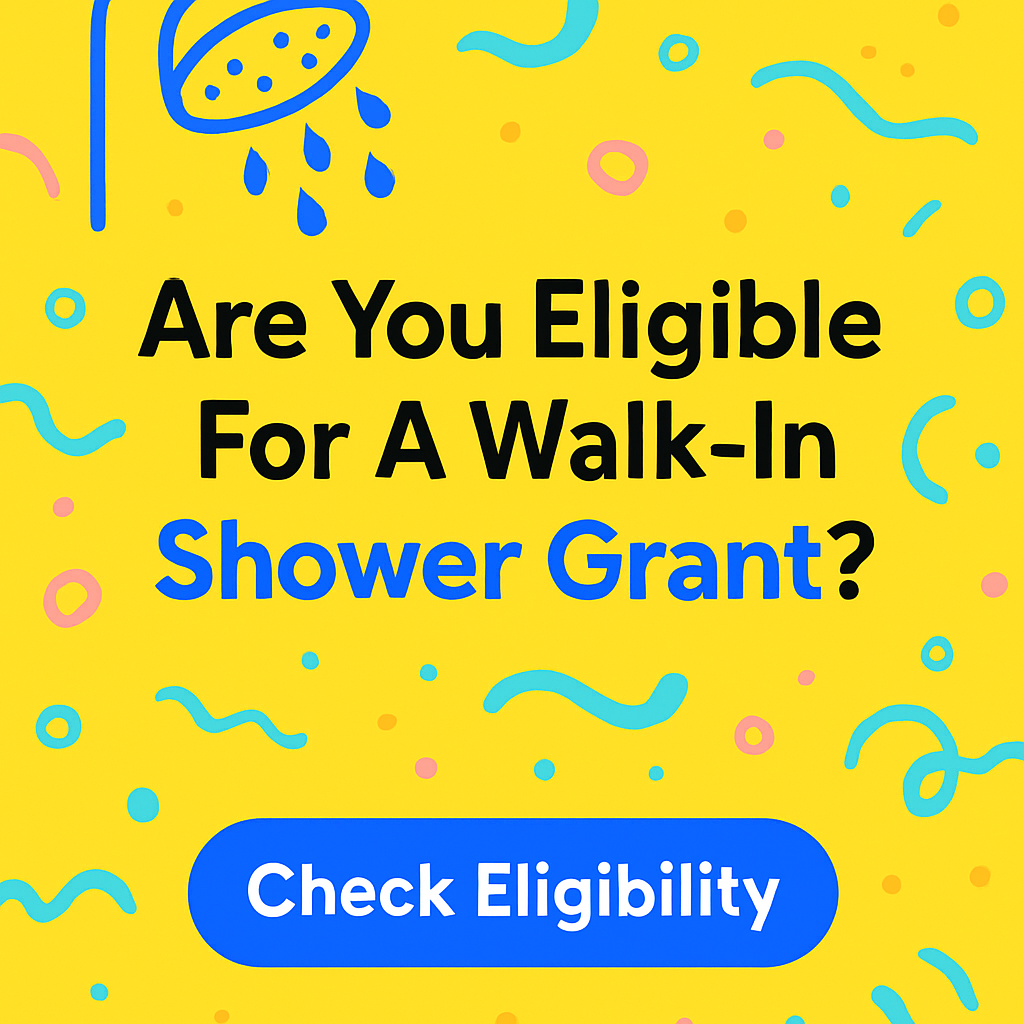 Lifestyle Buzz Facebook ad: Walk-In Shower Grants Guide