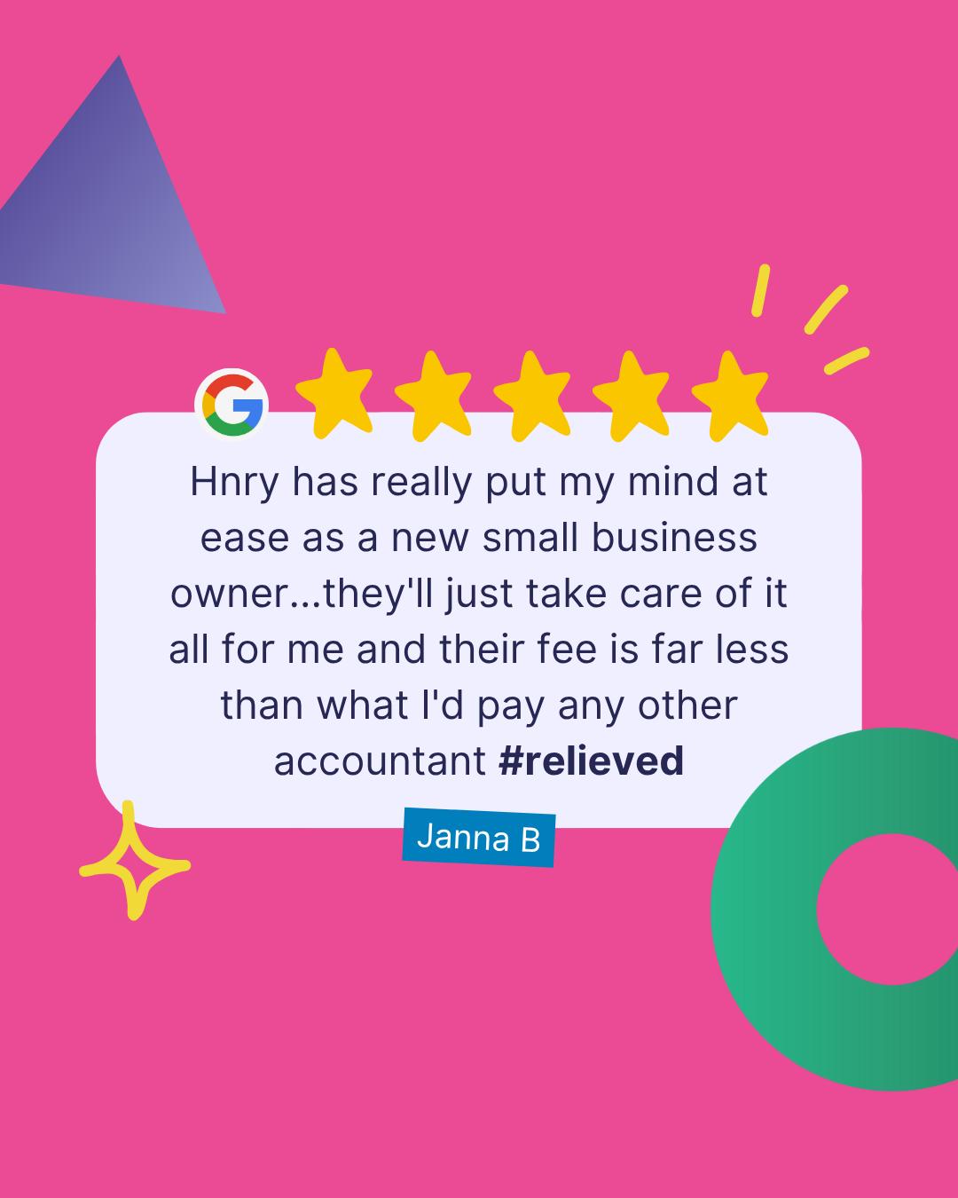 Hnry - Australia Facebook ad