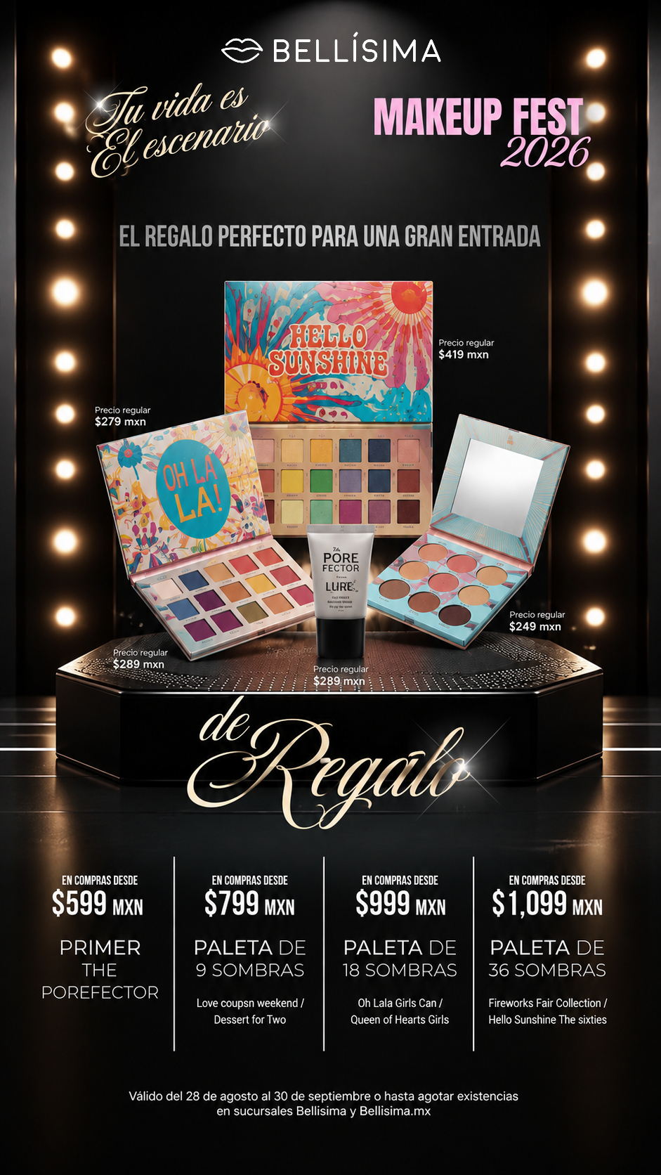 Bellisima Facebook ad: Tu compra en Bellísima viene con regalo