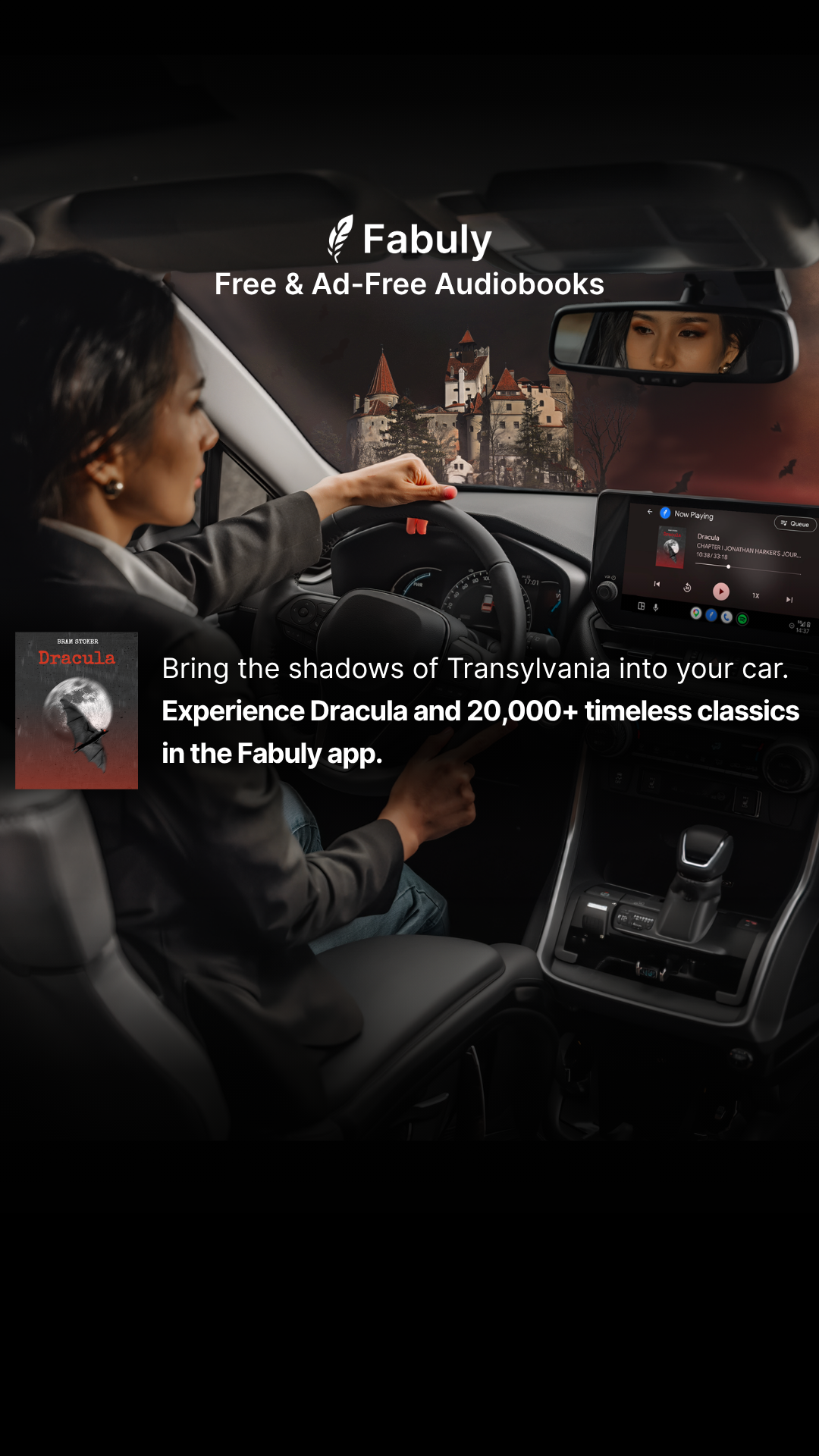 Fabuly Facebook ad: Free Classic Audiobooks App