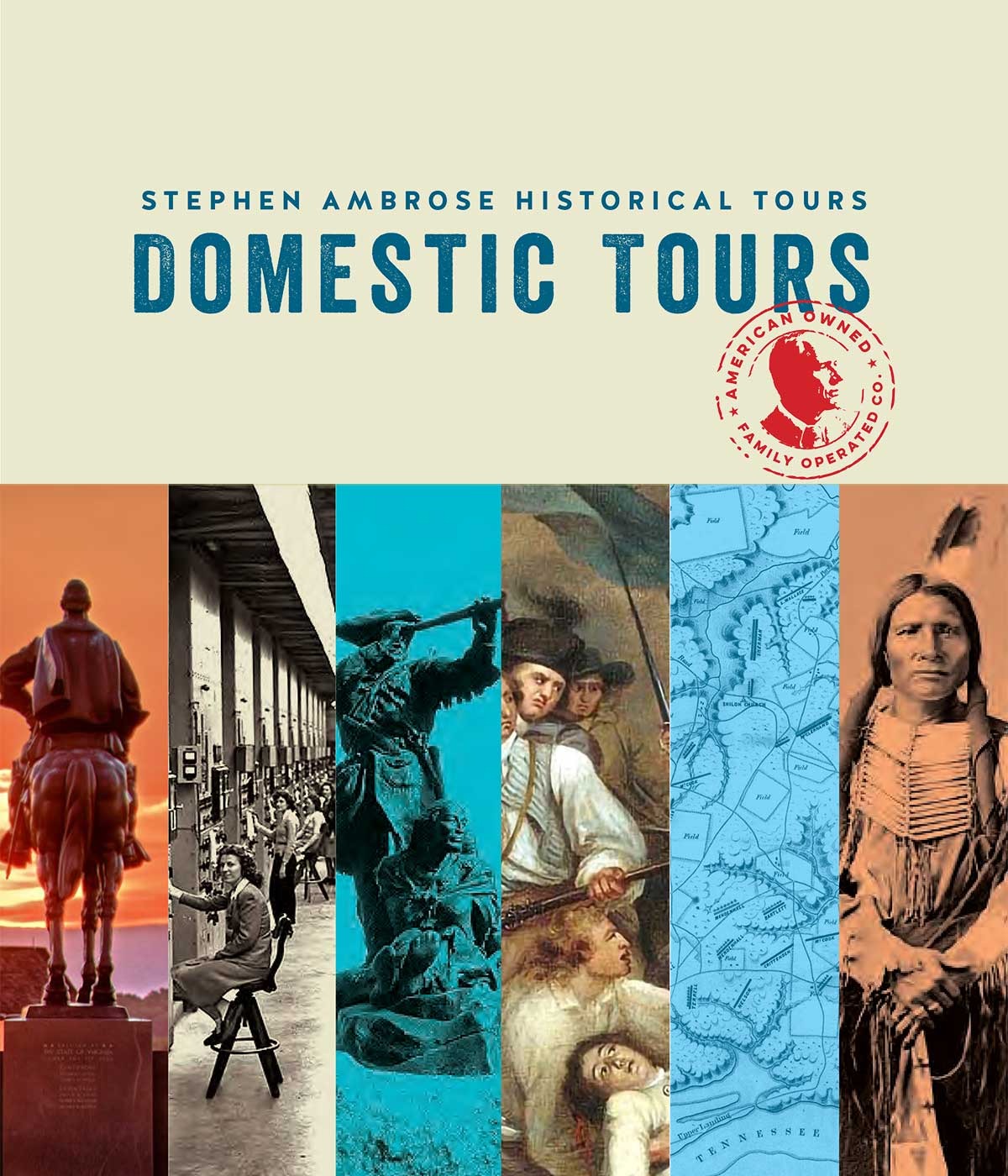 Stephen Ambrose Historical Tours Facebook ad: Get Our Brochure!