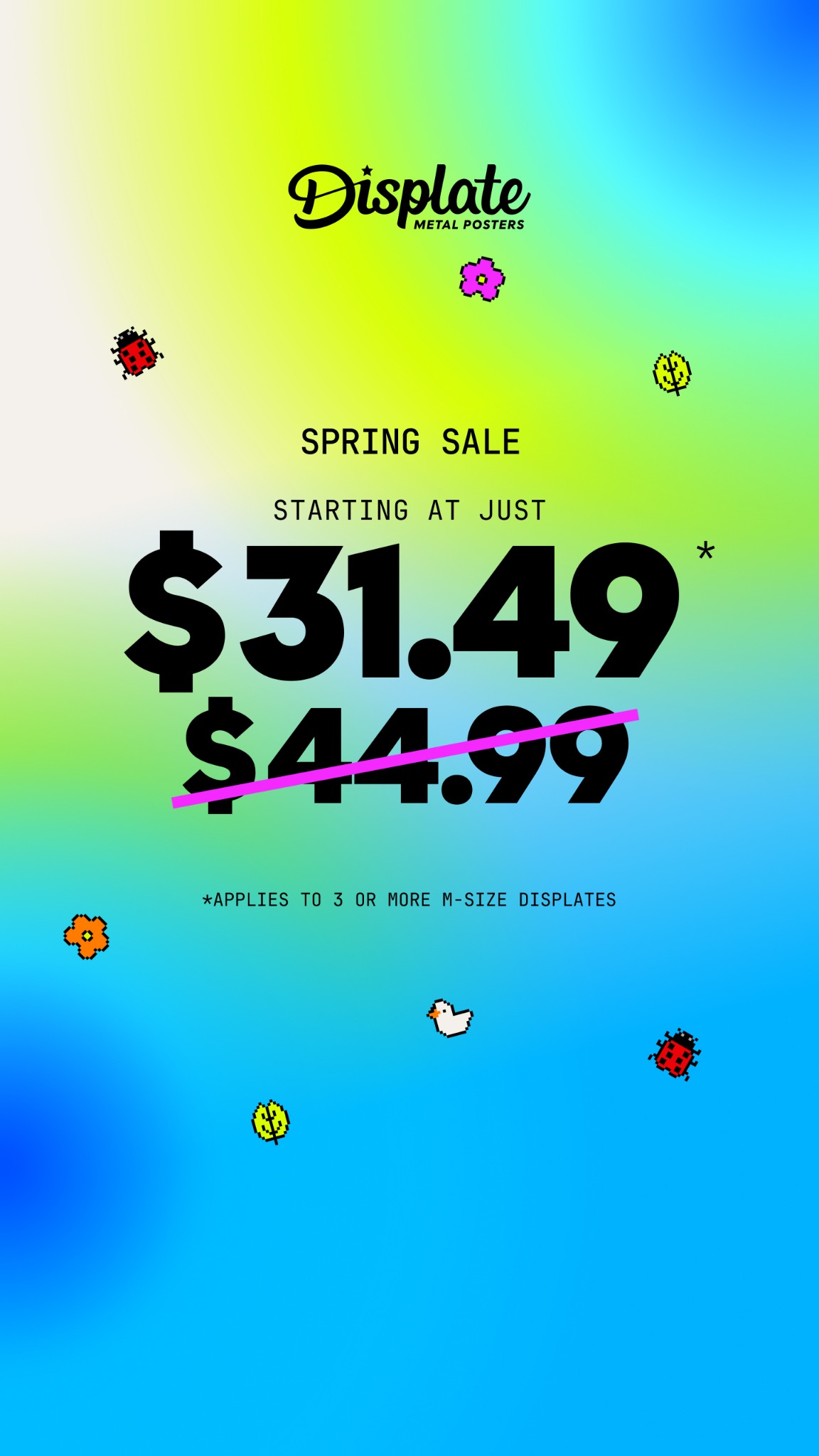 Displate Facebook ad