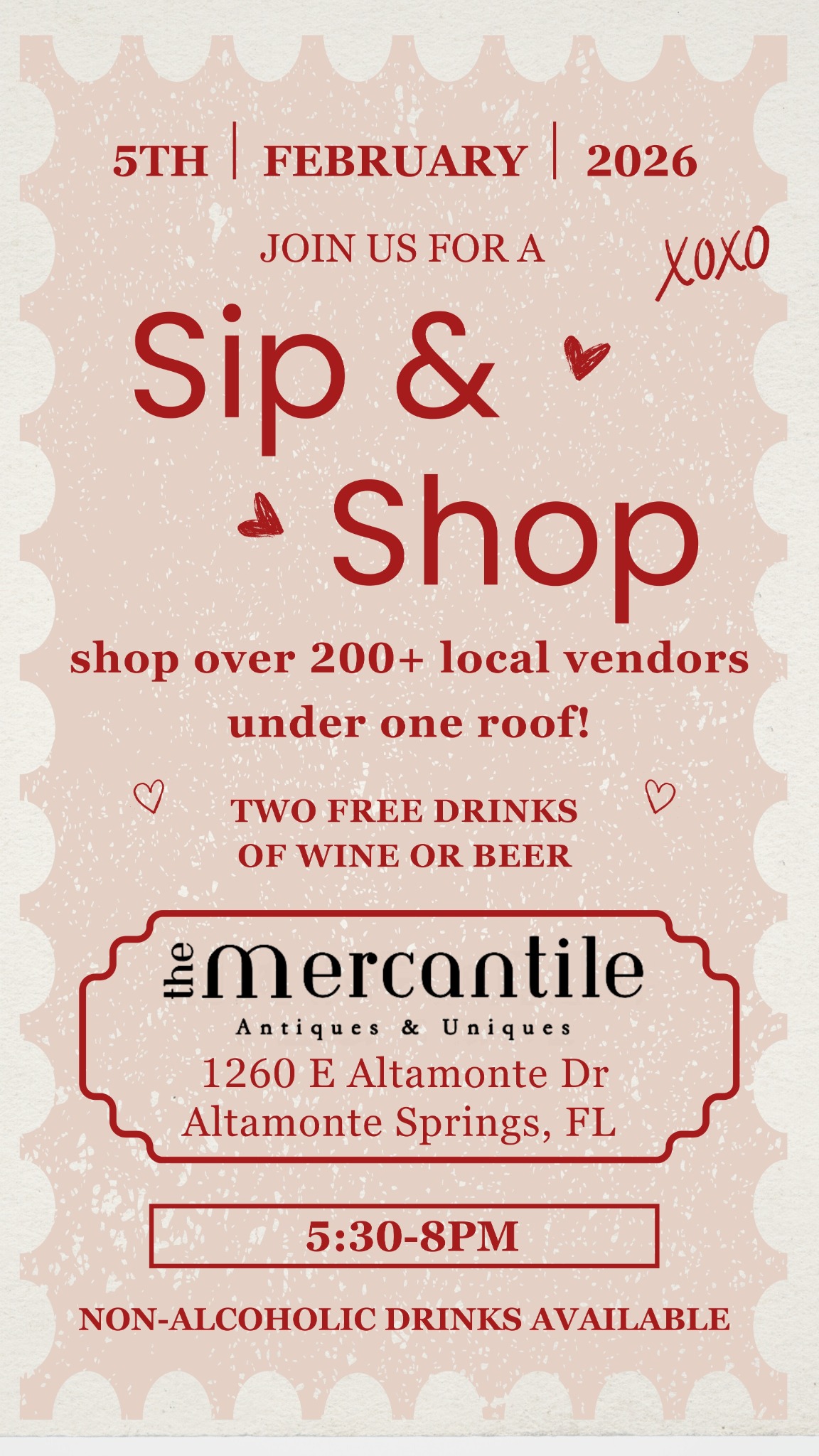 The Mercantile Antiques & Uniques Facebook ad from Mar 21, 2026