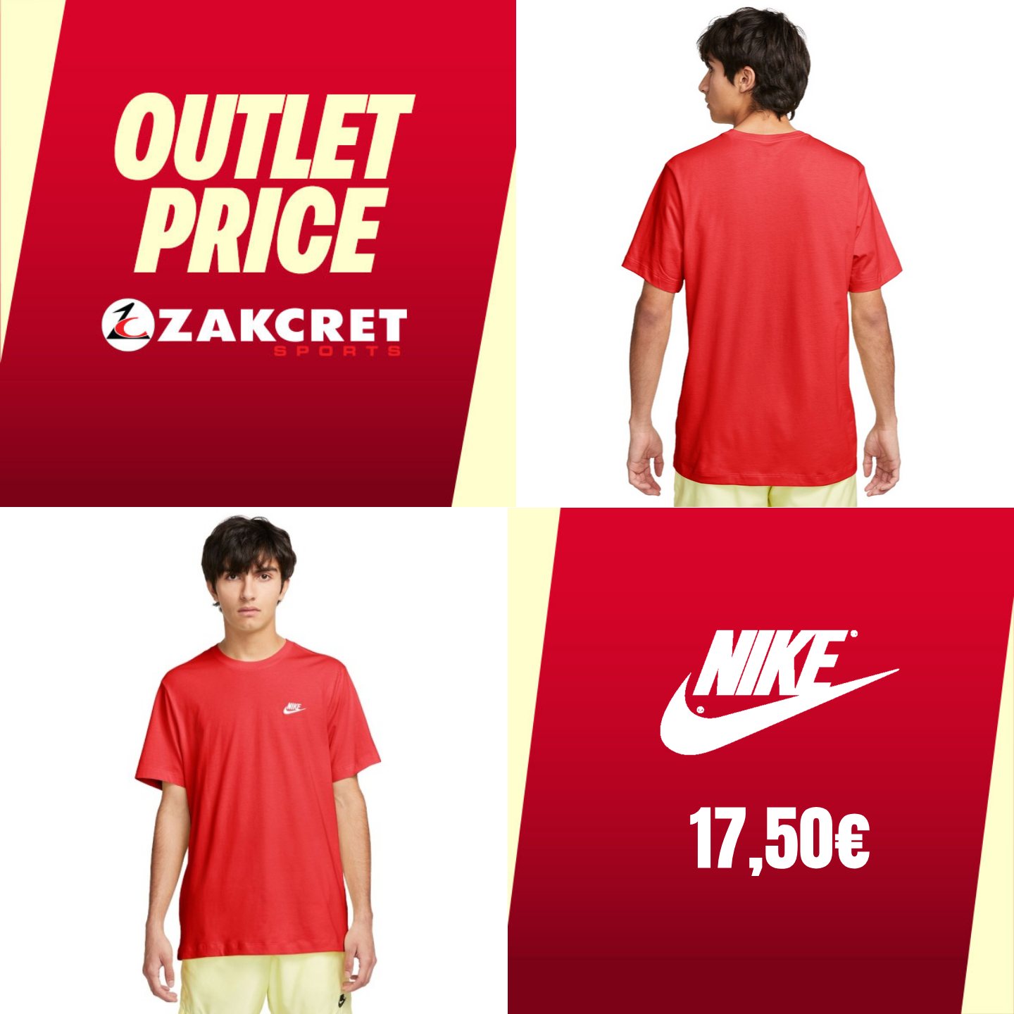 ZAKCRET Sports Facebook ad: Καλοκαιρινές Εκπτώσεις σε κορυφαία brands Βρες Nike, adidas…