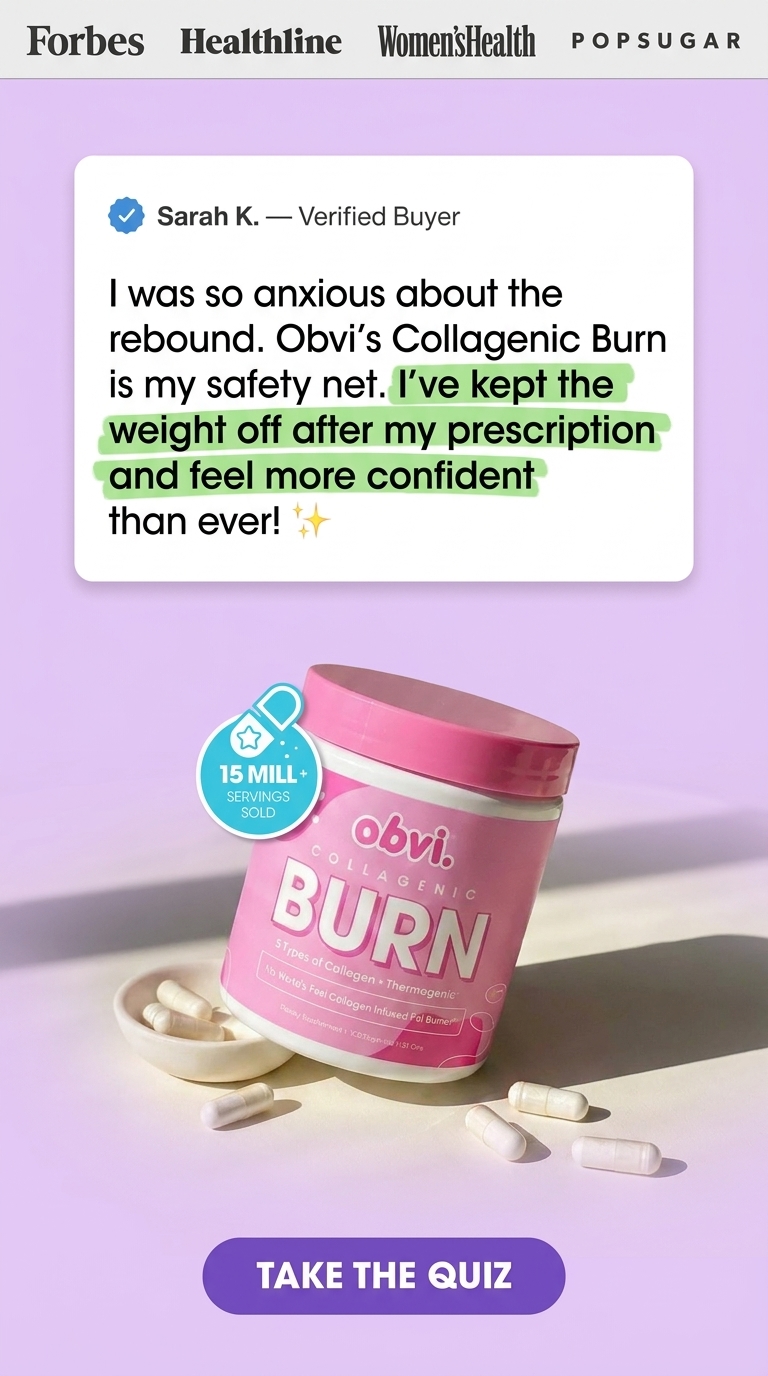 Obvi Health Facebook ad