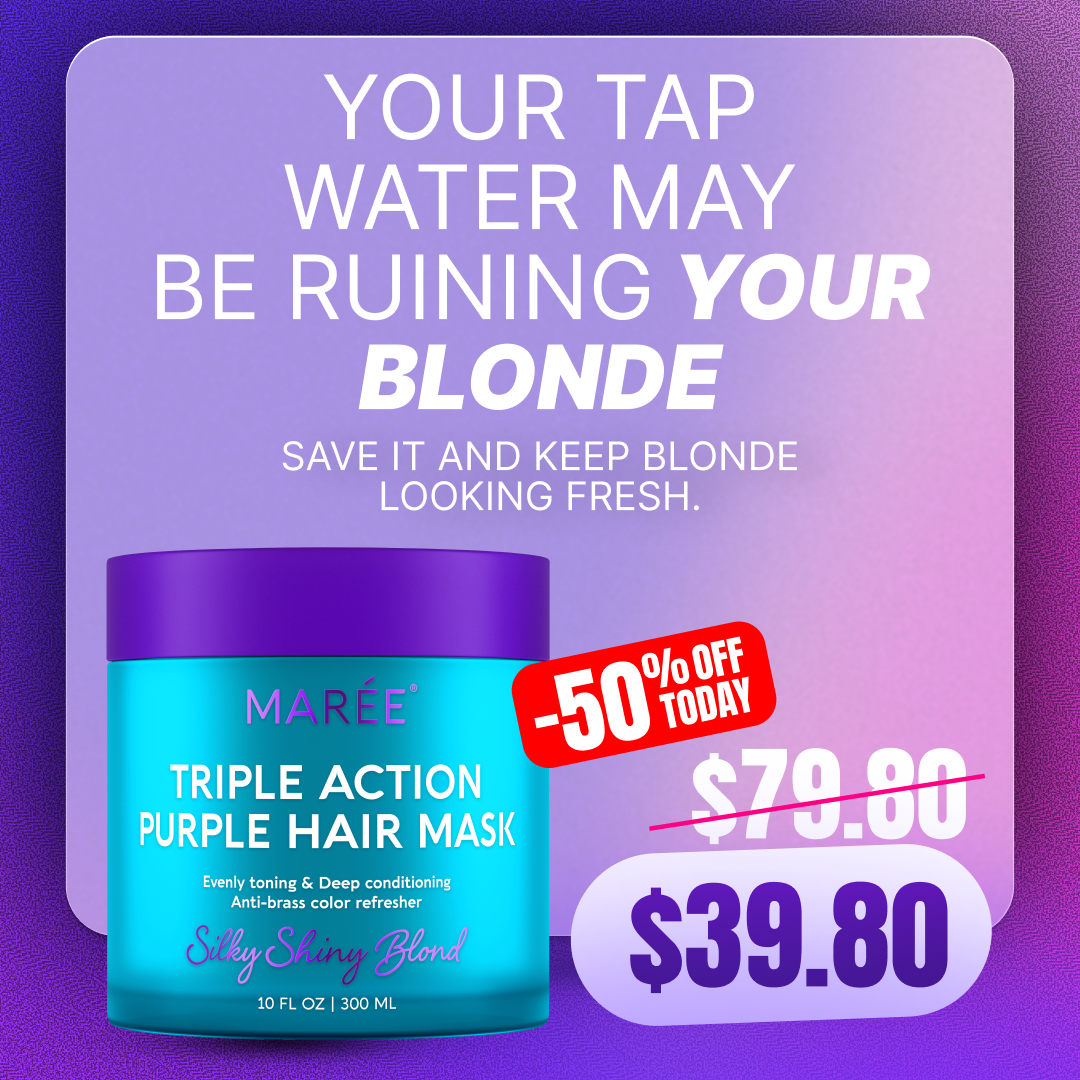 Marée USA Facebook ad: Healthy Blonde Starts At $39.80