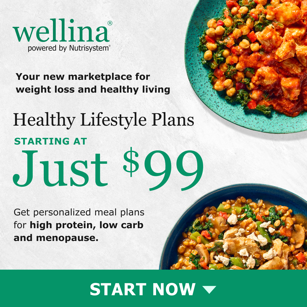 Nutrisystem Facebook ad