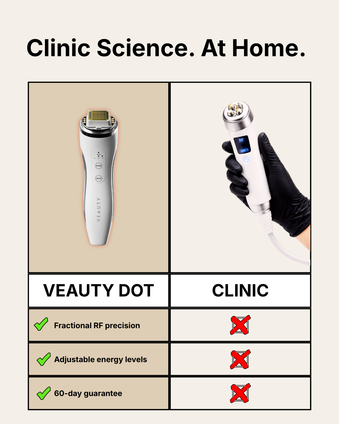Veauty Facebook ad