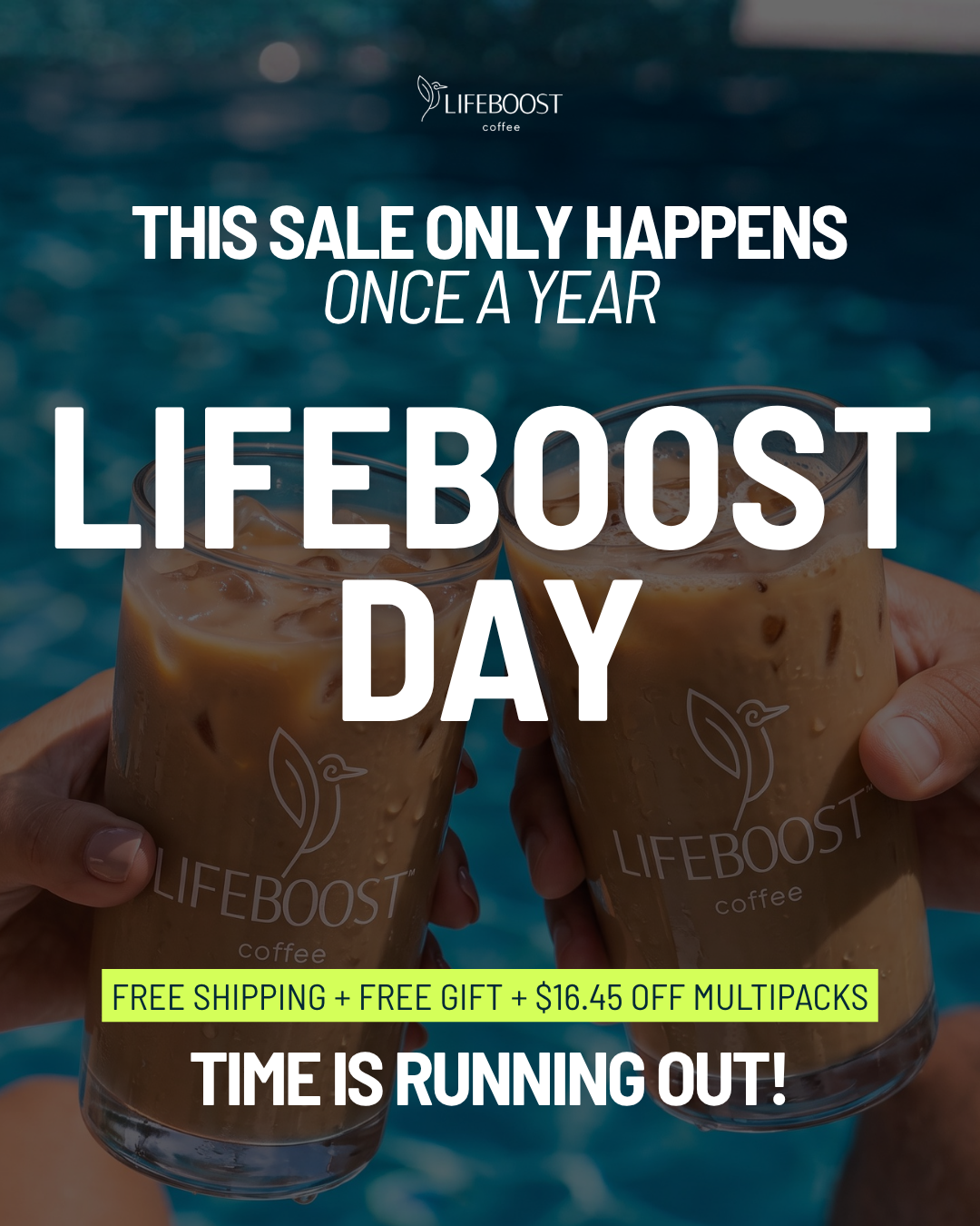 Lifeboost Coffee Facebook ad