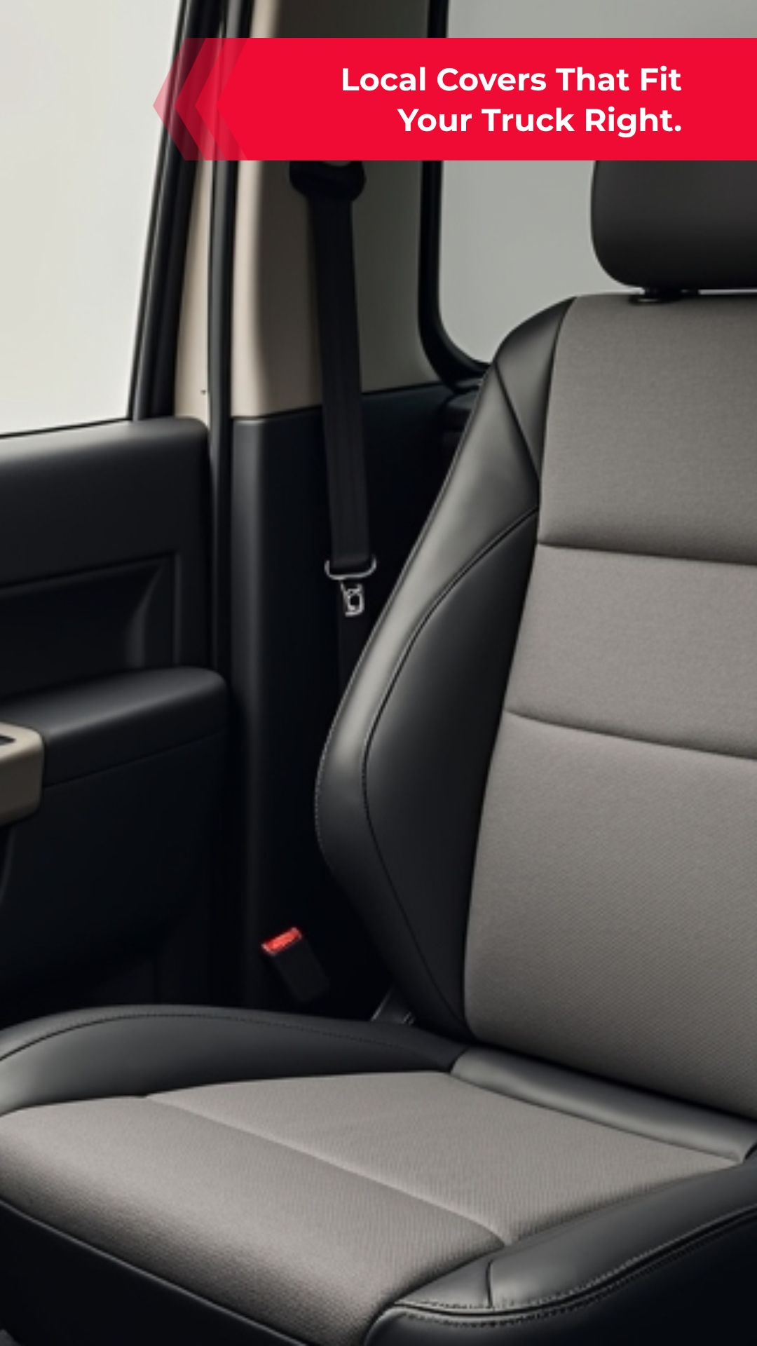QuickSearches Impulse Facebook ad: Find Out Local Truck Seat Cover Options.