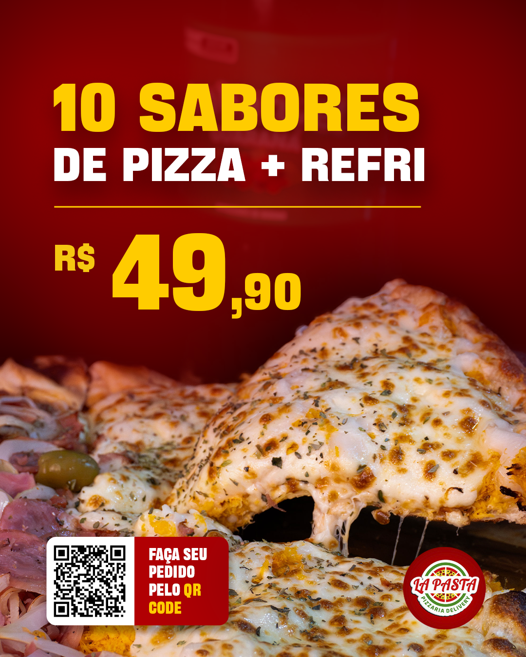 Pizzaria La pasta - Delivery Facebook ad: La Pasta Pizzaria Delivery - Cardápio La Pasta Pizzaria…