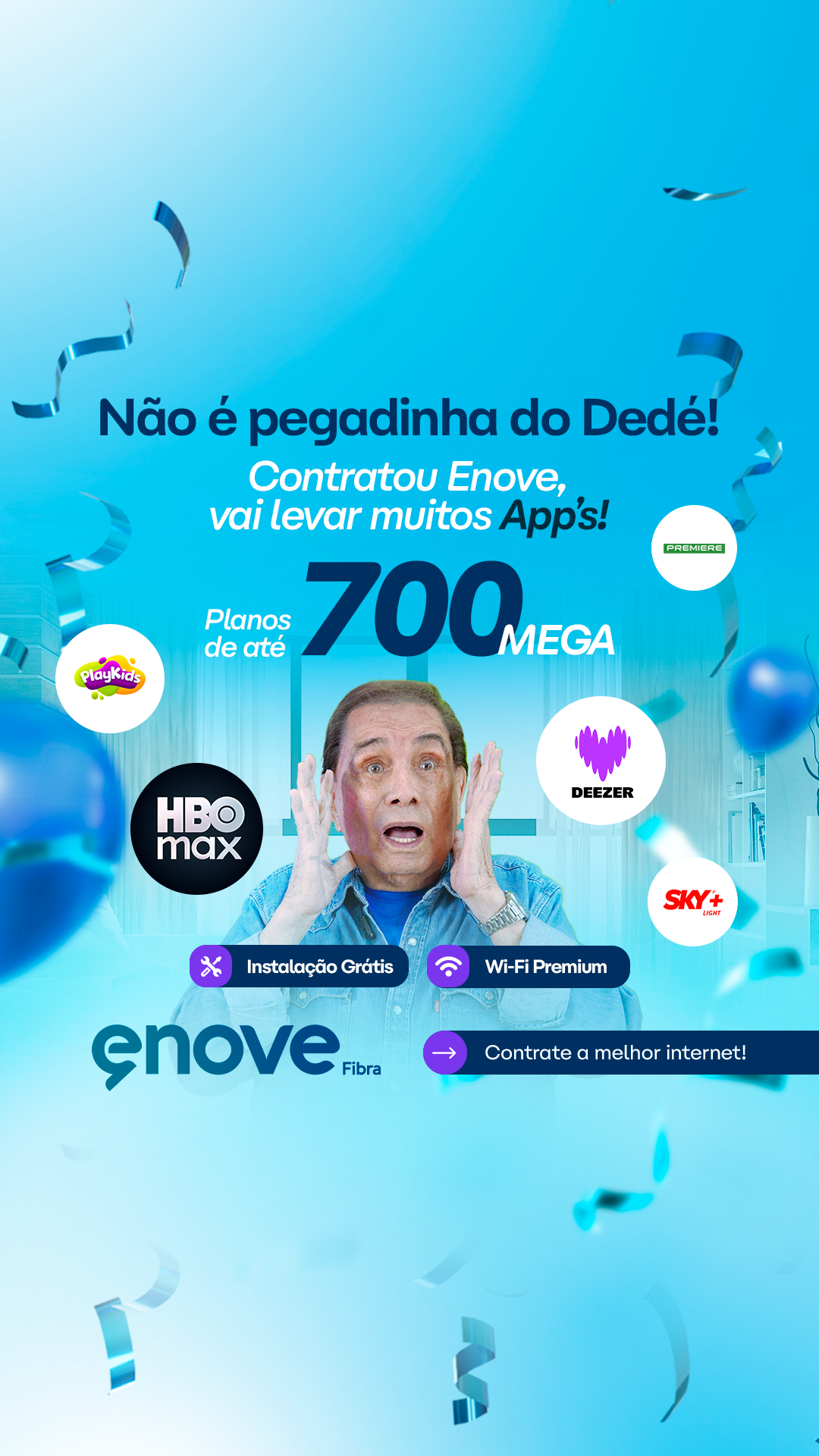 Enove Internet Facebook ad from Mar 12, 2026