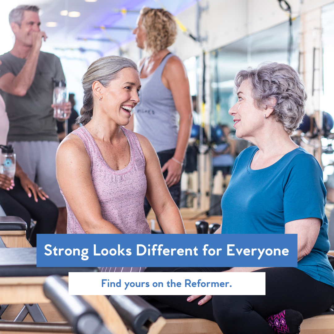 Club Pilates Facebook ad: Downtown Vancouver BC, Pilates is for everyone.
